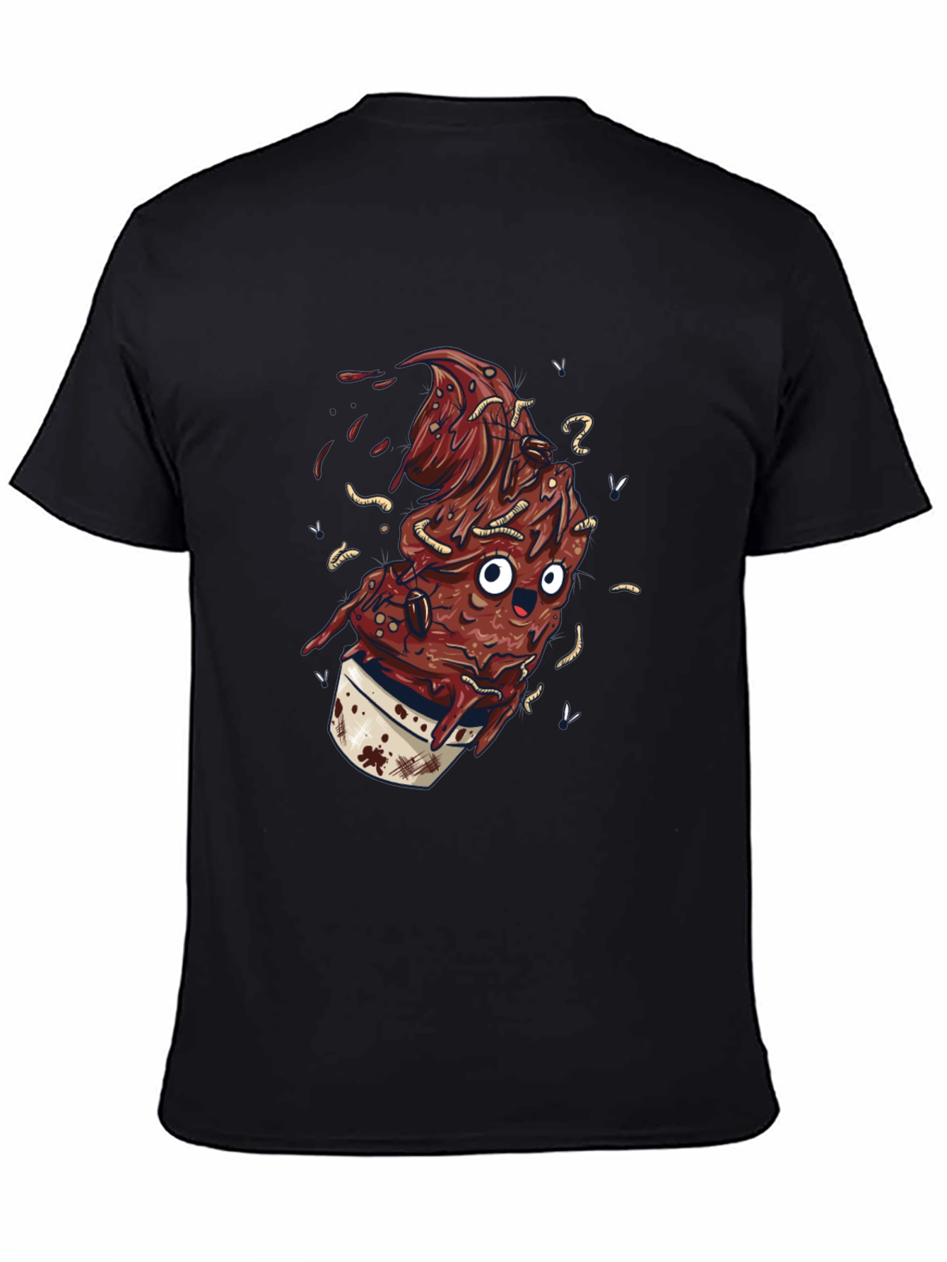 Creepy Cartoon Dessert Graphic Tee