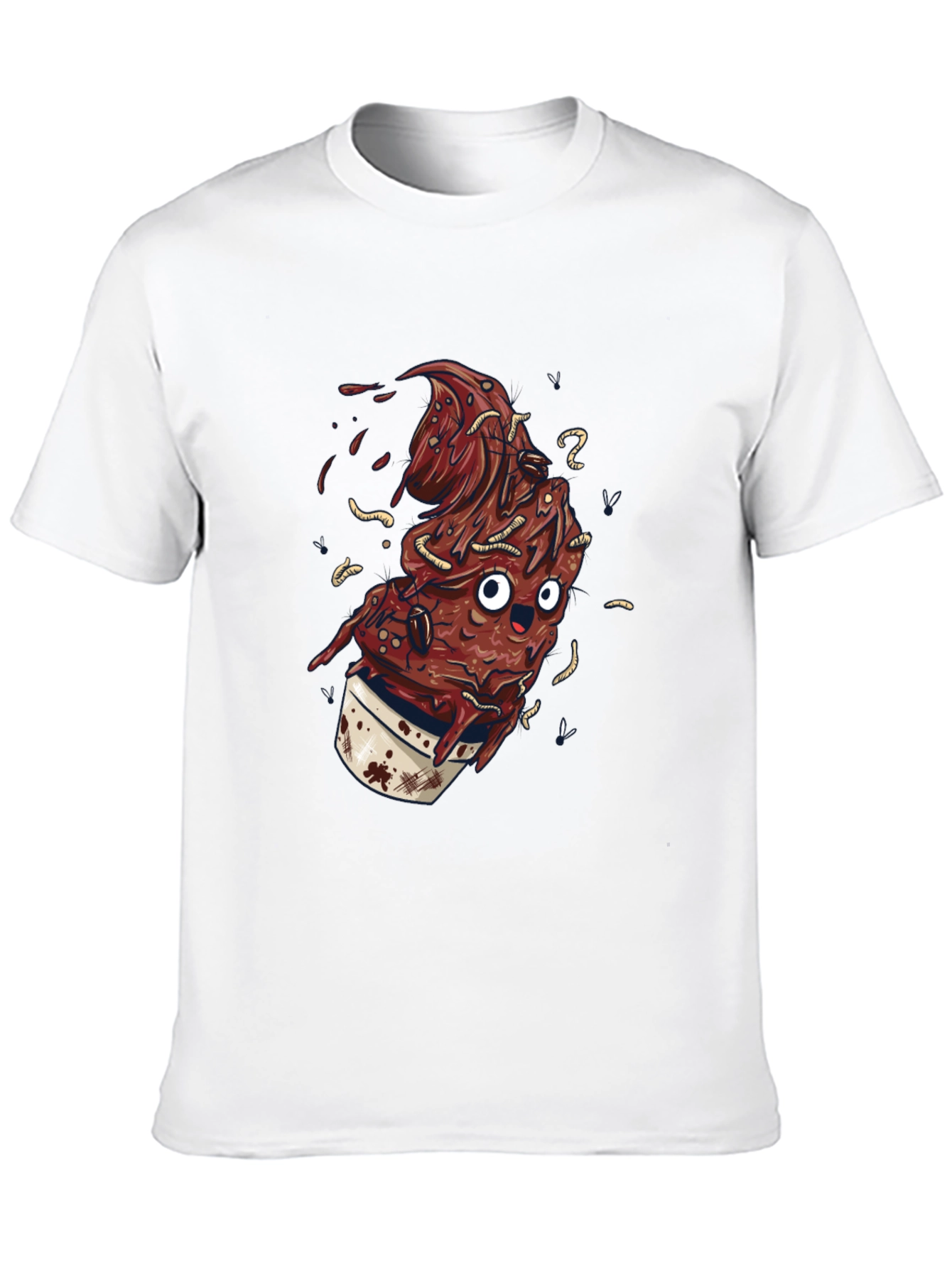 Creepy Cartoon Dessert Graphic Tee