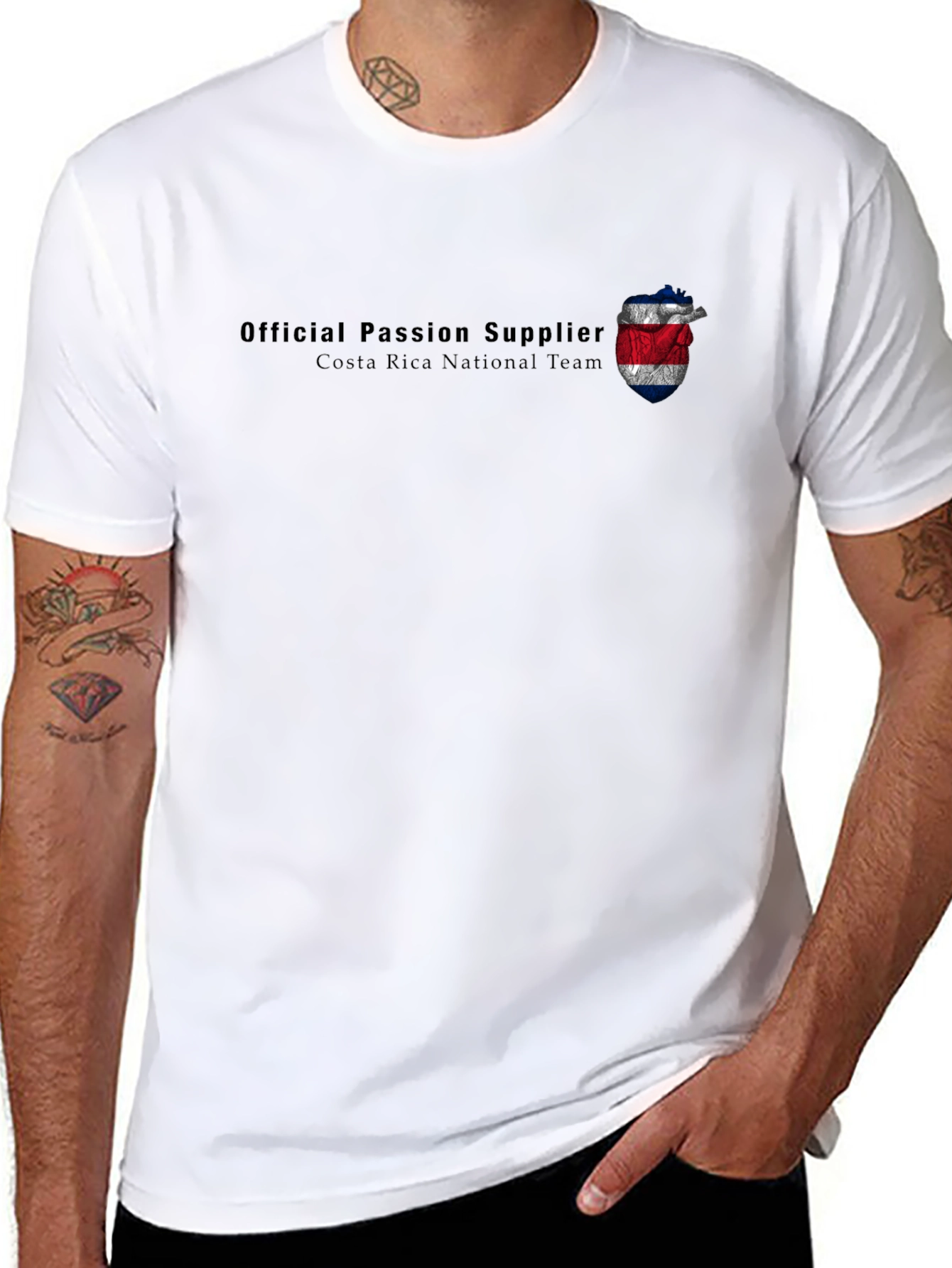 Costa Rica National Team Official Passion Supplier T-Shirt