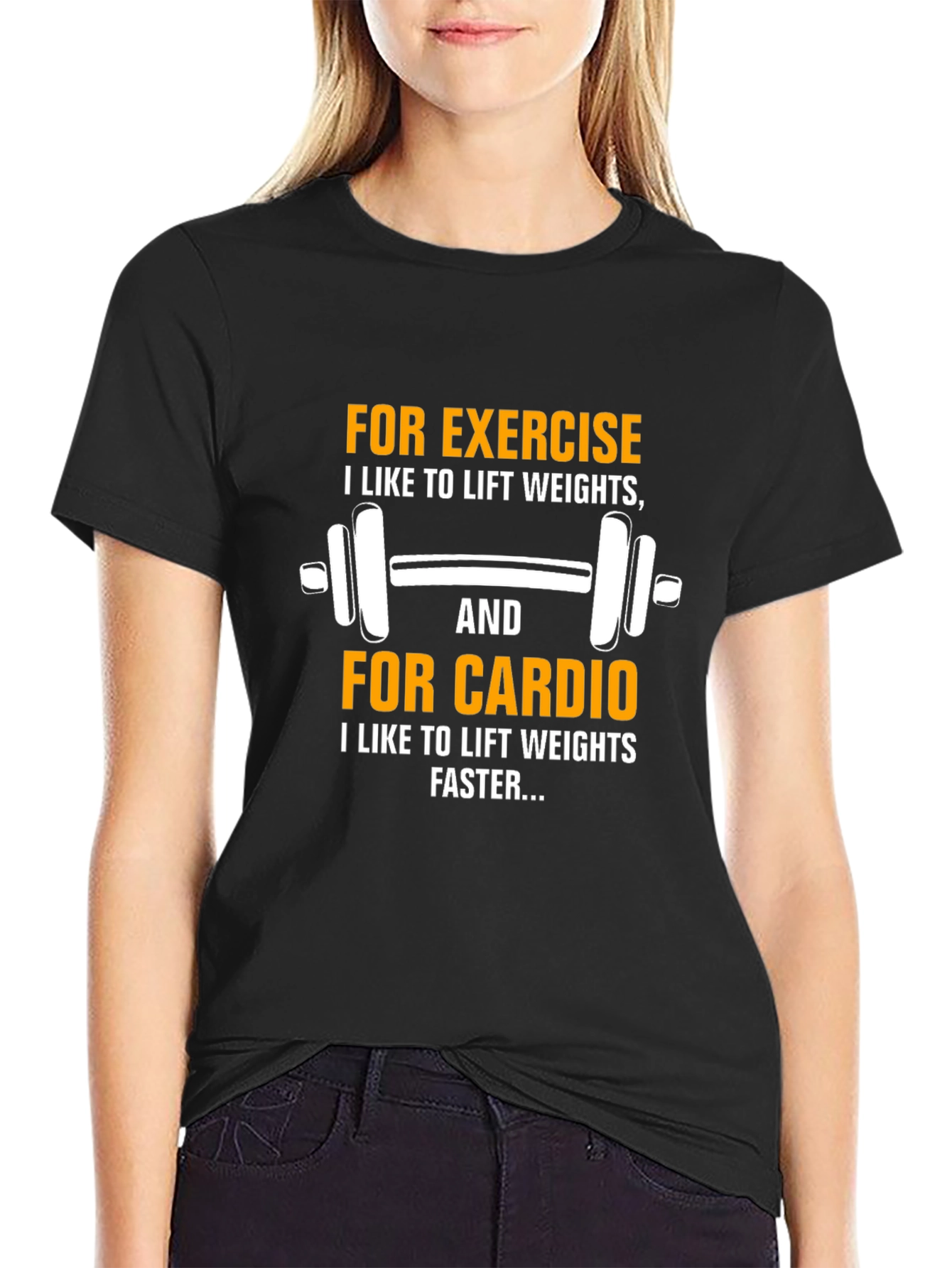 Funny Gym Workout T-Shirt - Weightlifting Cardio