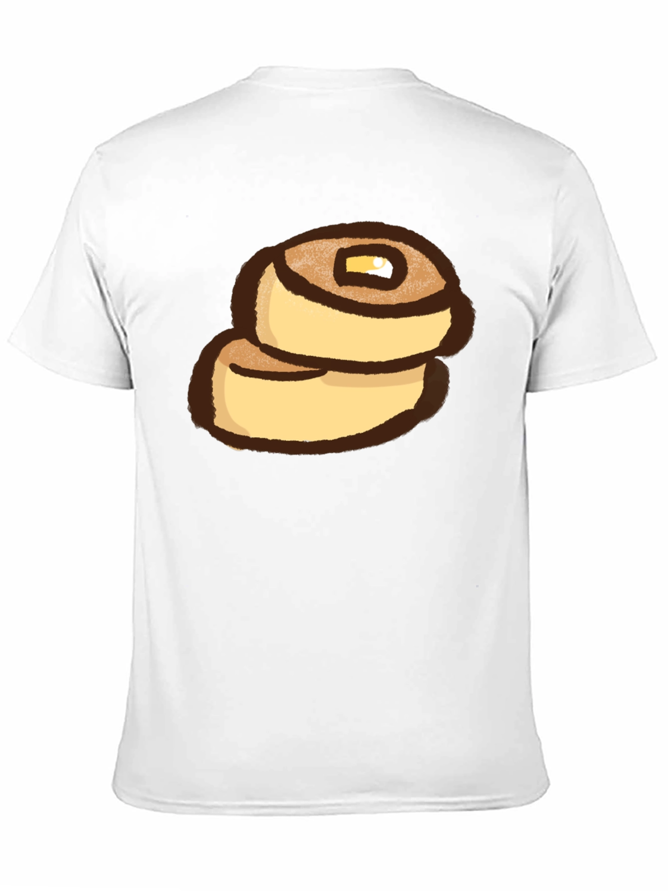 Pancake Stack Graphic Tee - Funny Food Shirt