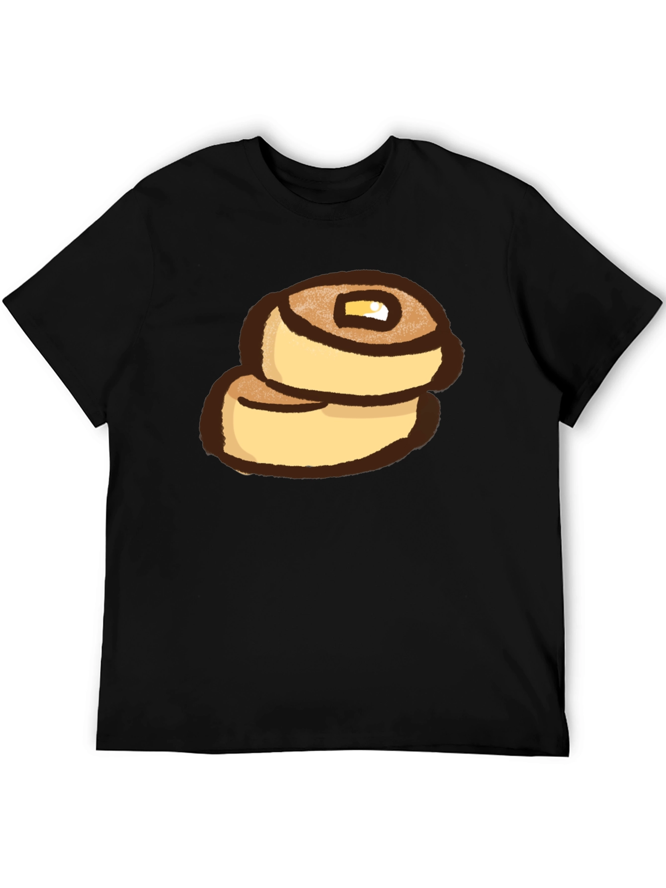 Pancake Stack Graphic Tee - Funny Food Shirt