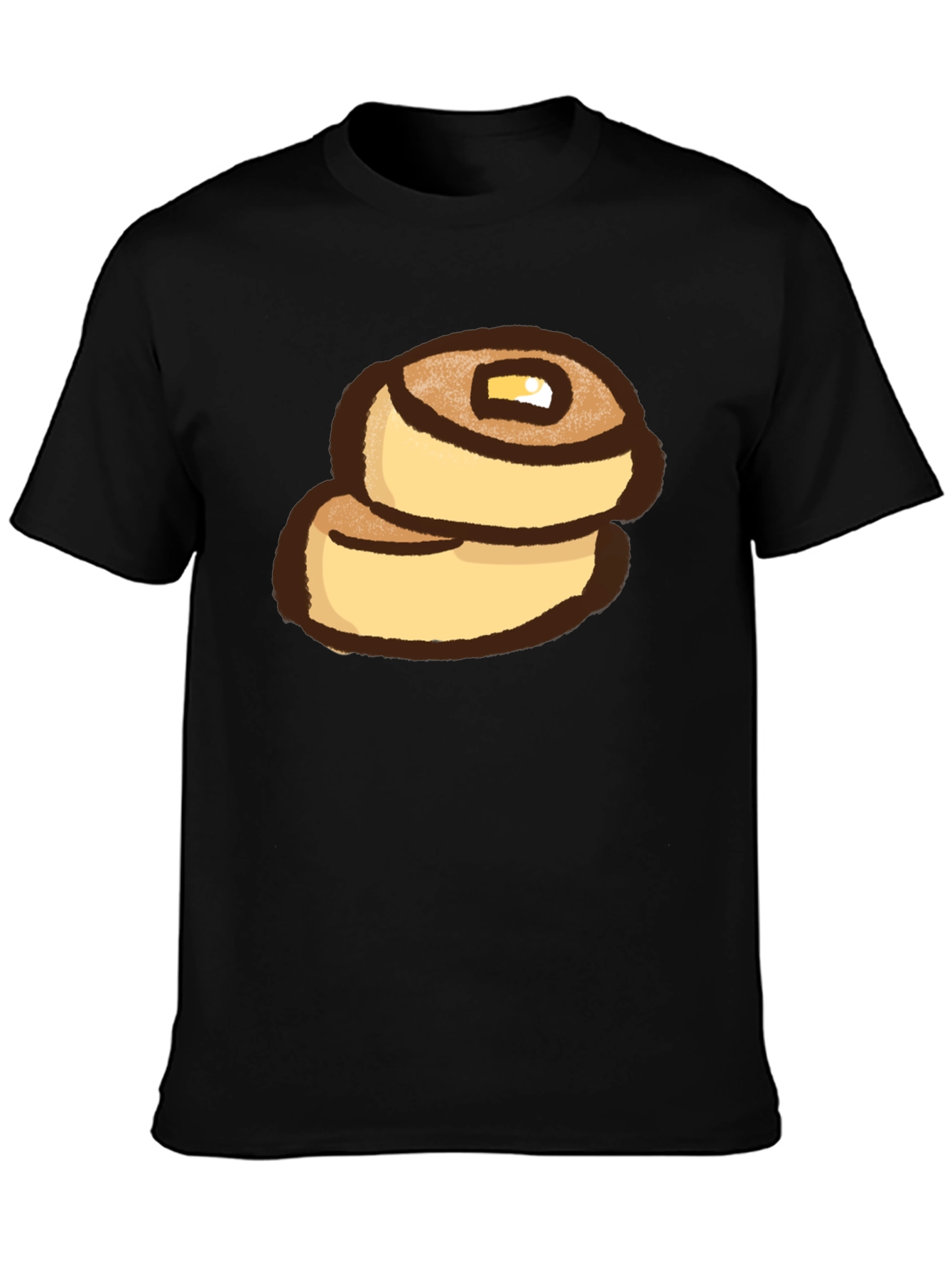 Pancake Stack Graphic Tee - Funny Food Shirt