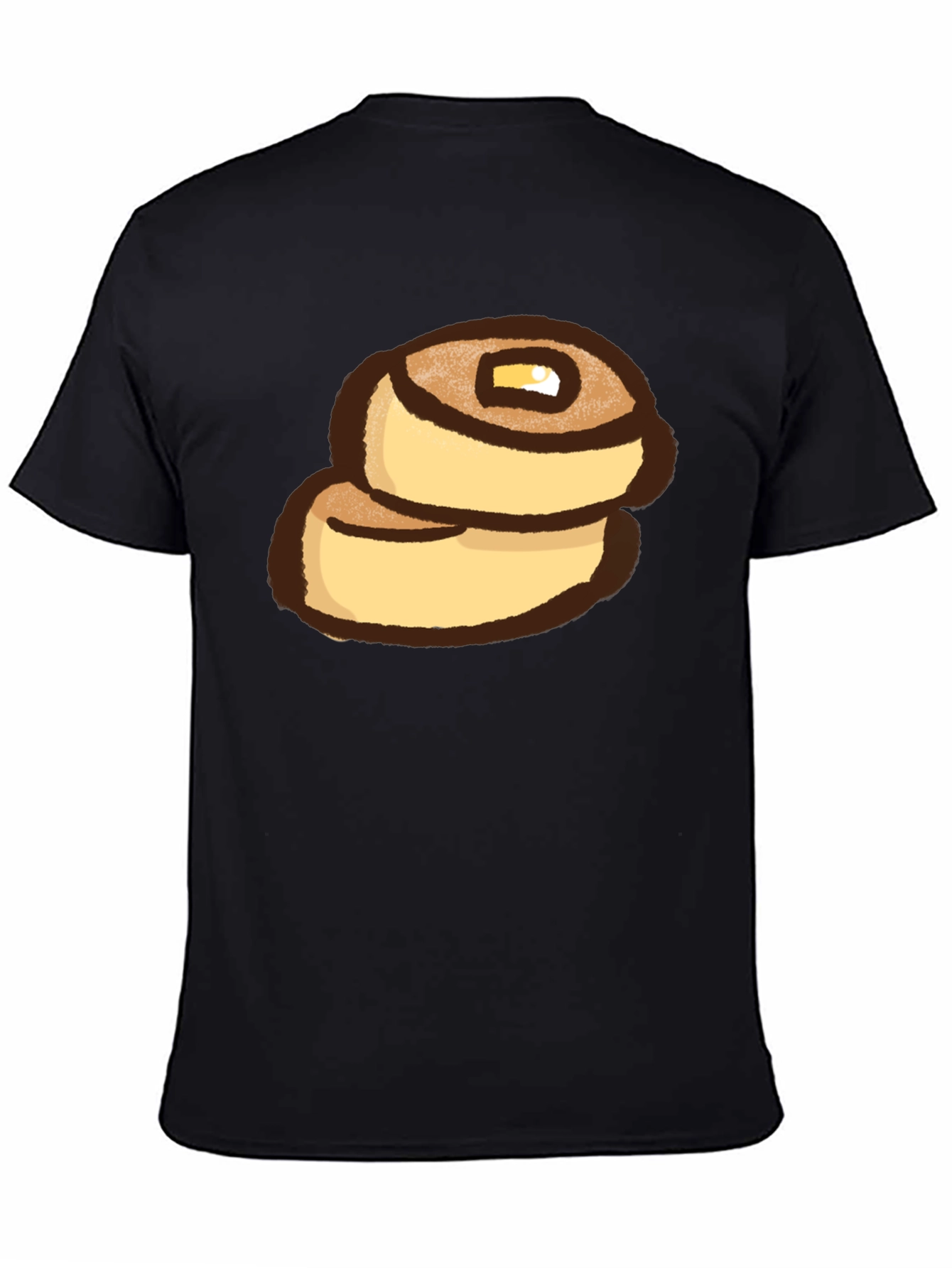 Pancake Stack Graphic Tee - Funny Food Shirt