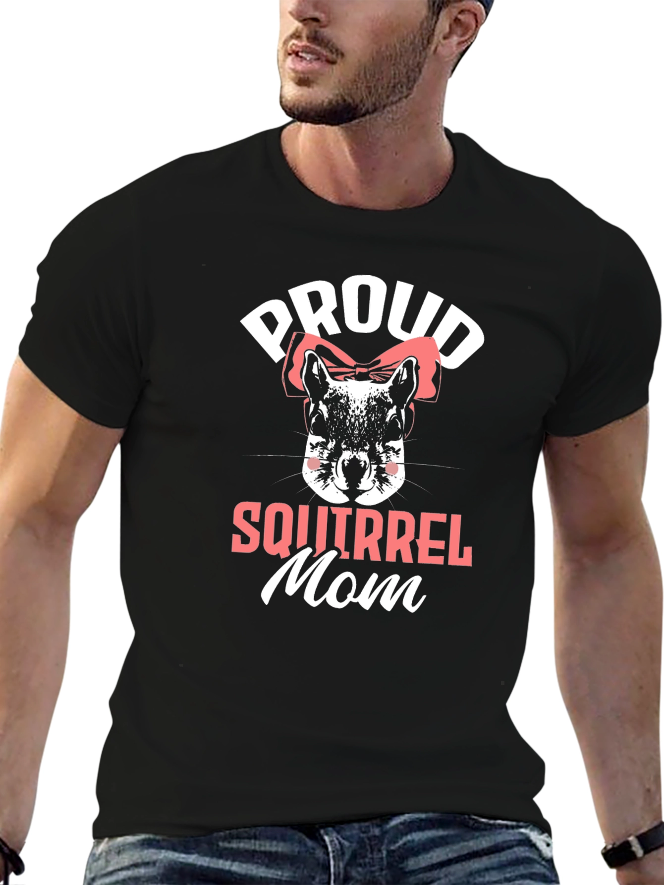 Proud Squirrel Mom Graphic Tee