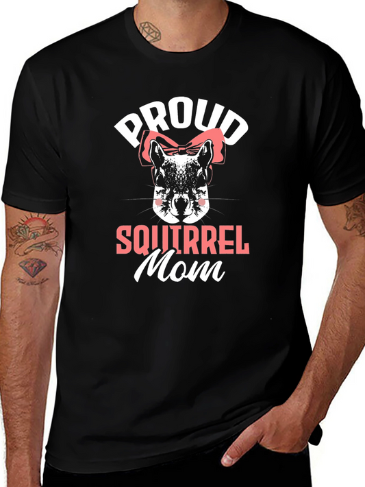Proud Squirrel Mom Graphic Tee