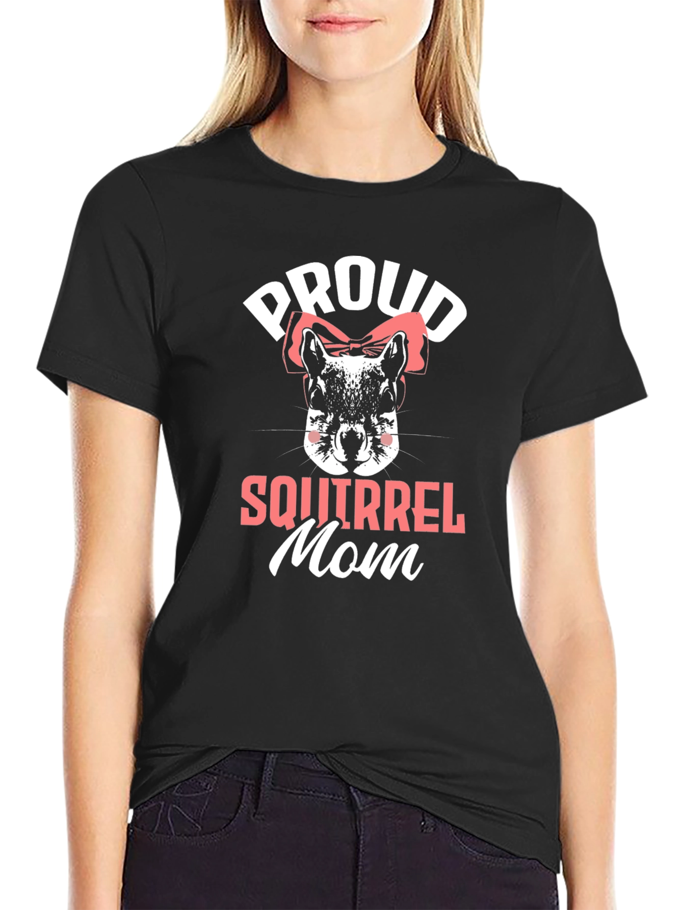 Proud Squirrel Mom Graphic Tee
