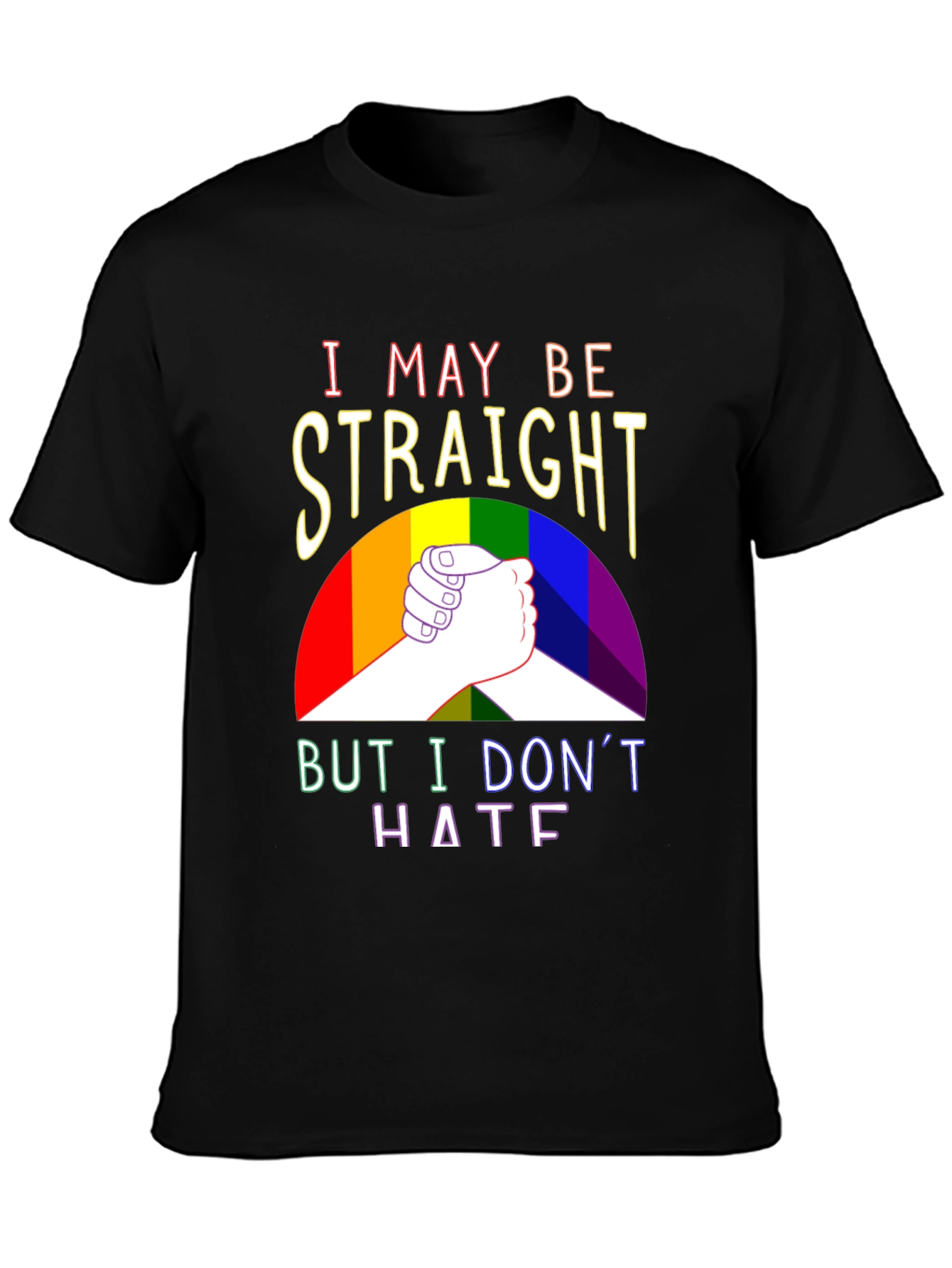 I May Be Straight T-Shirt - Pride Support