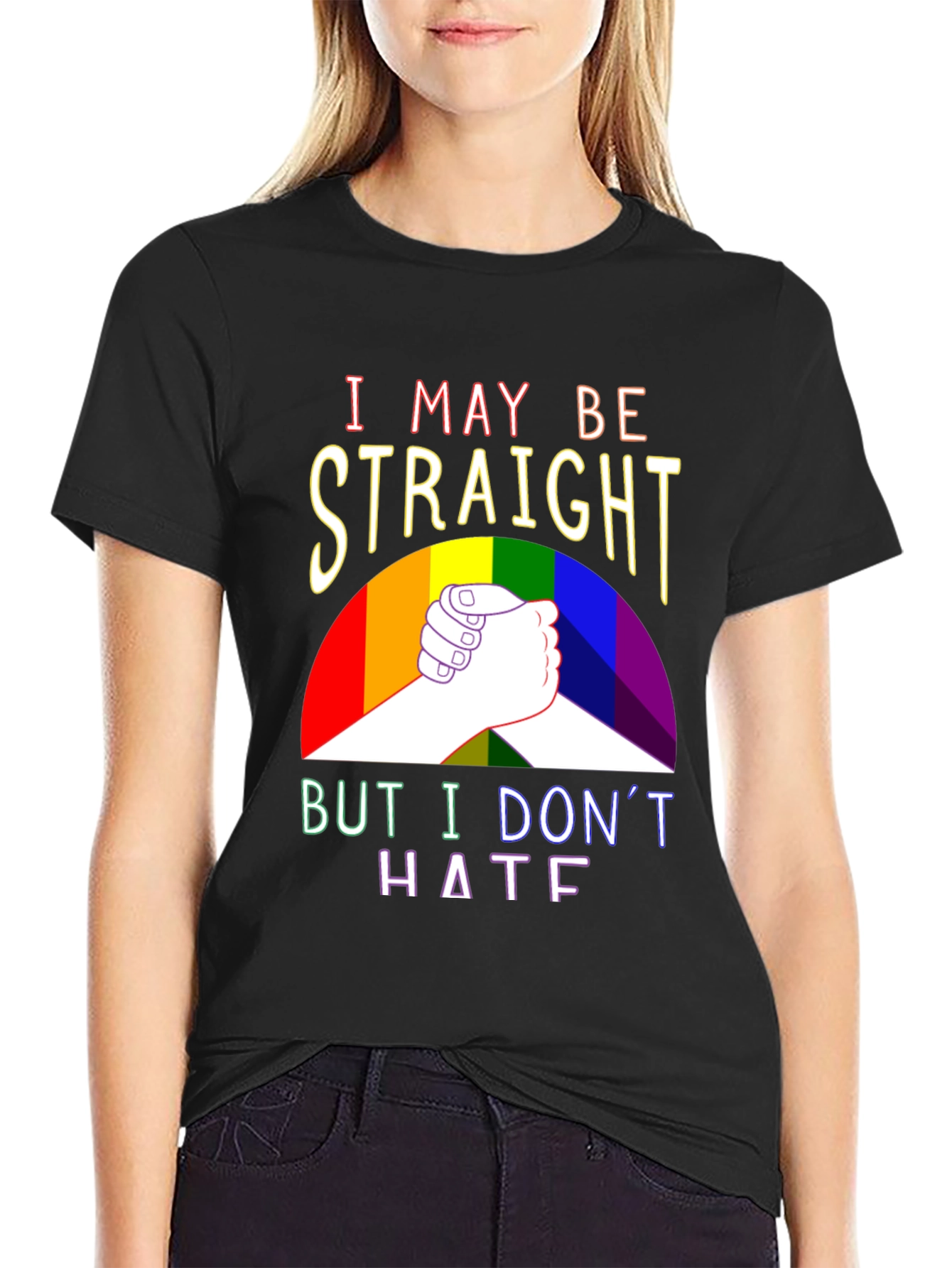 I May Be Straight T-Shirt - Pride Support