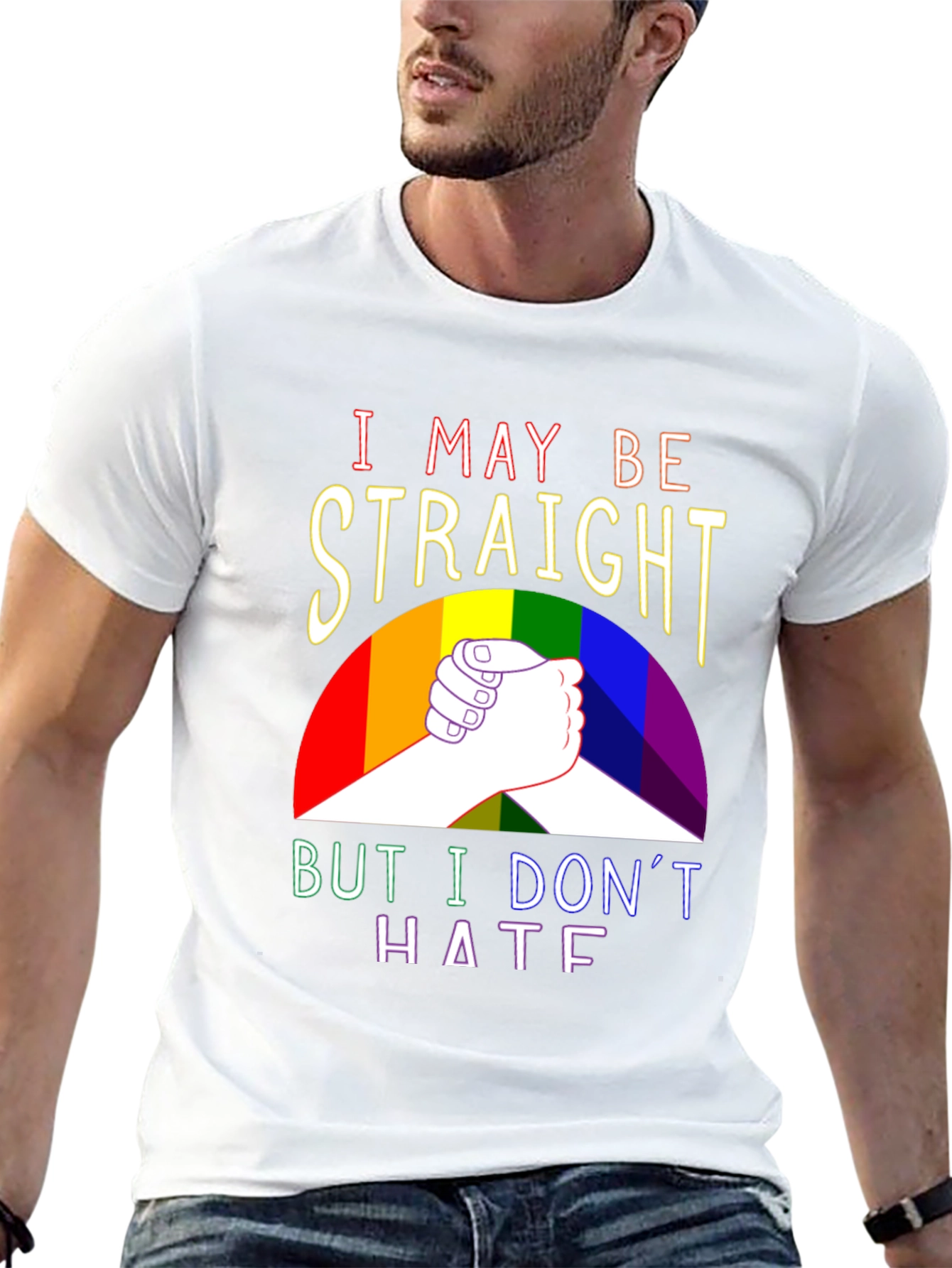 I May Be Straight T-Shirt - Pride Support