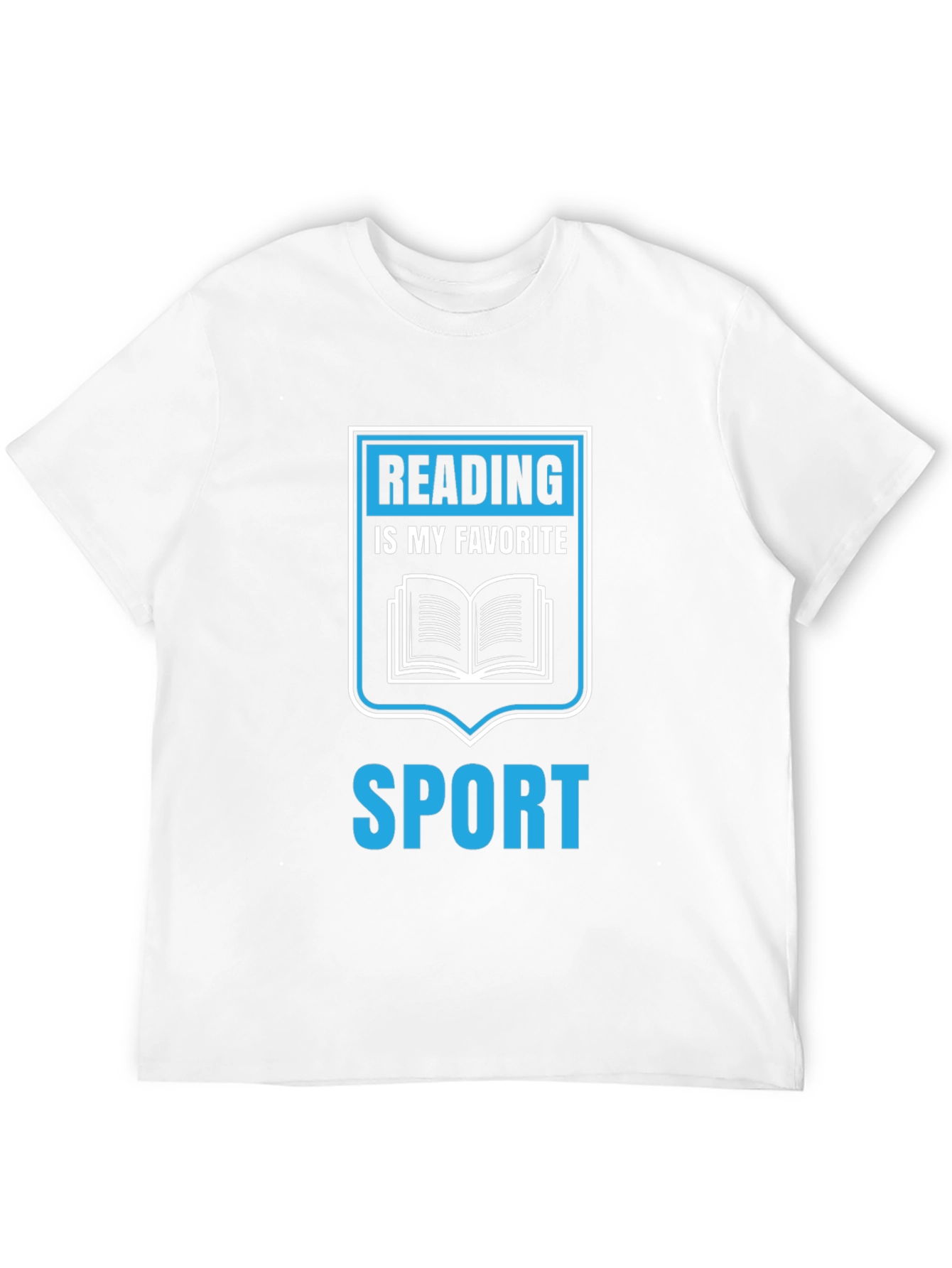 Reading is My Favorite Sport Black T-Shirt