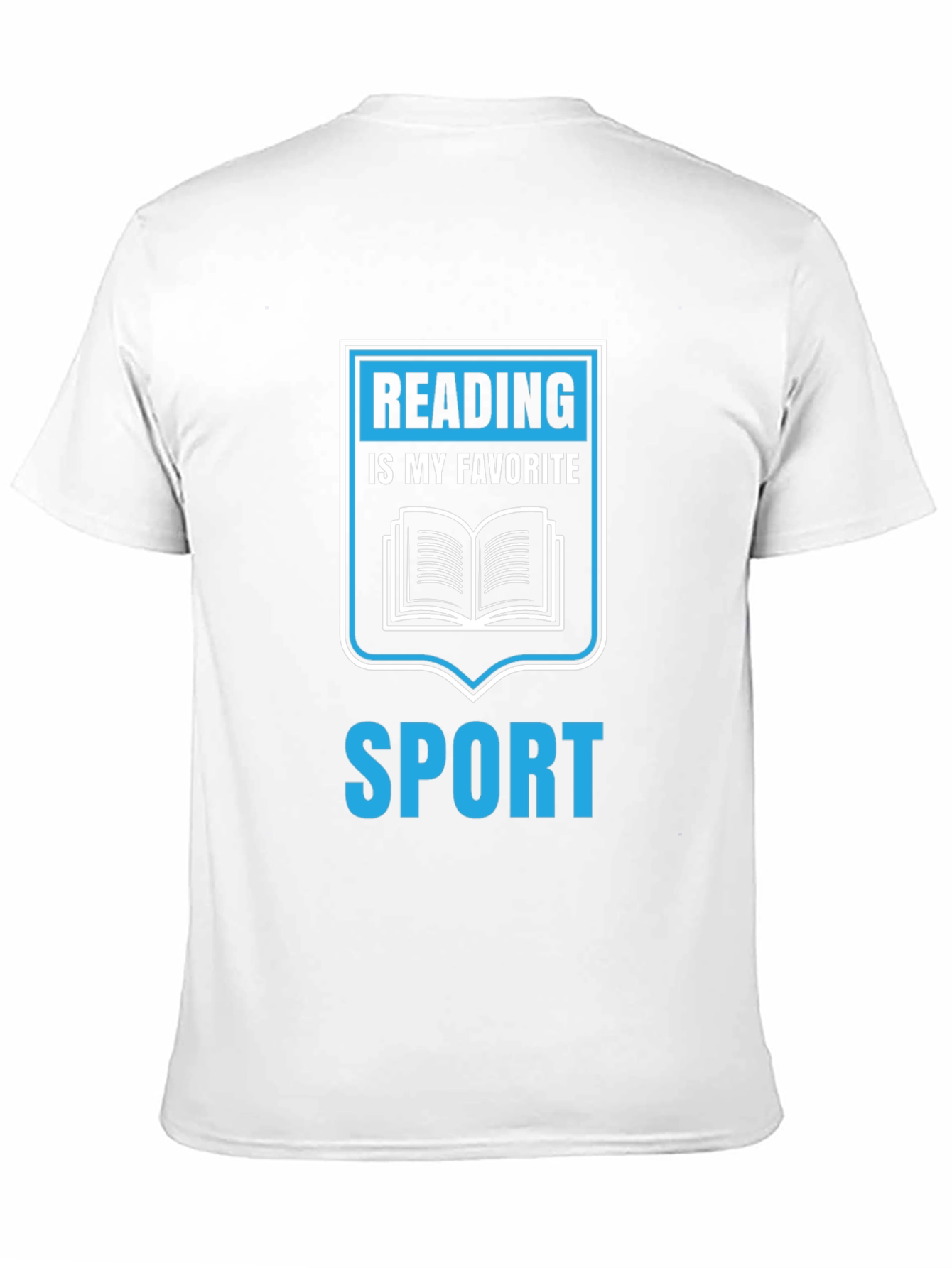 Reading is My Favorite Sport Black T-Shirt
