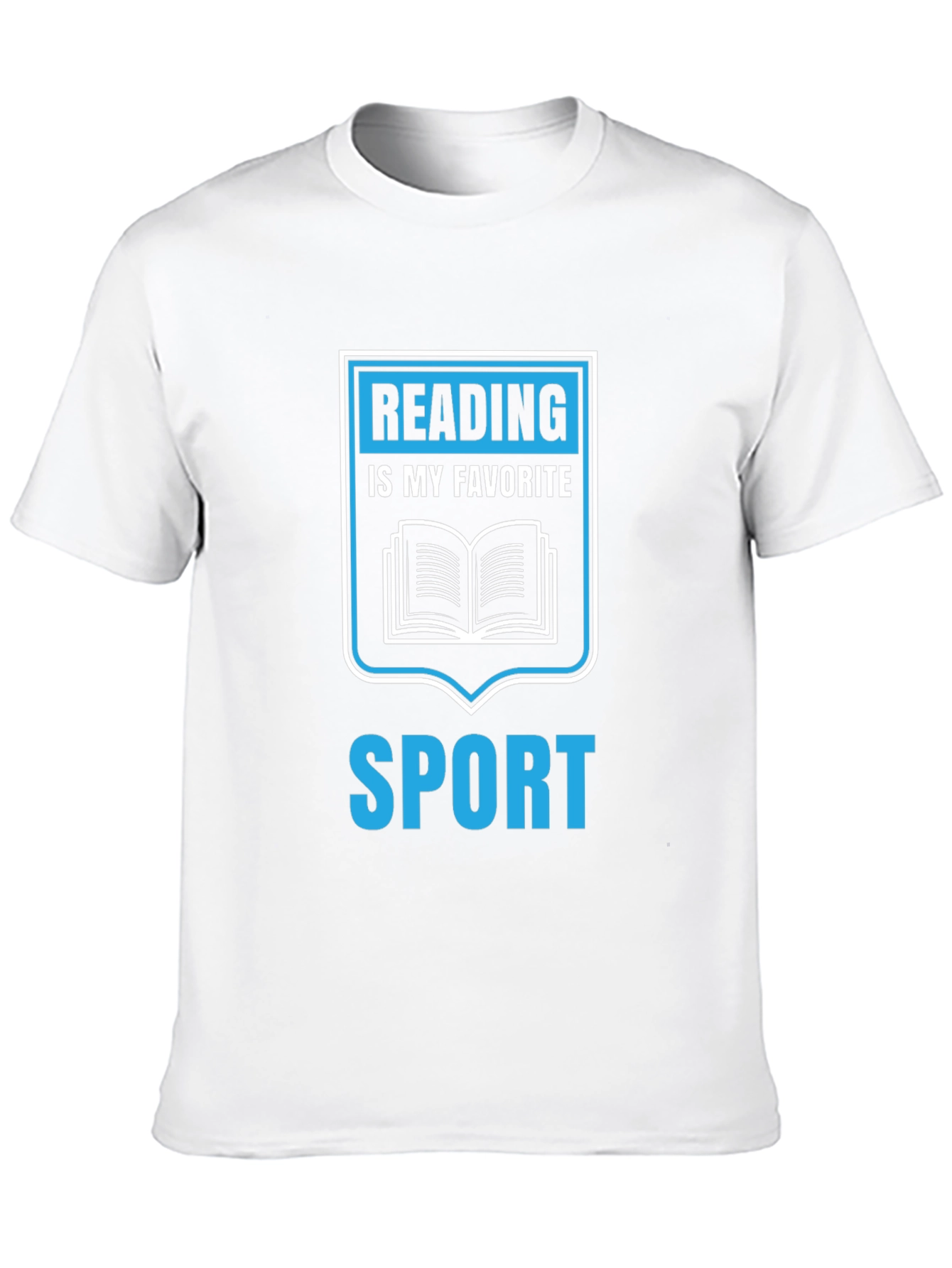 Reading is My Favorite Sport Black T-Shirt