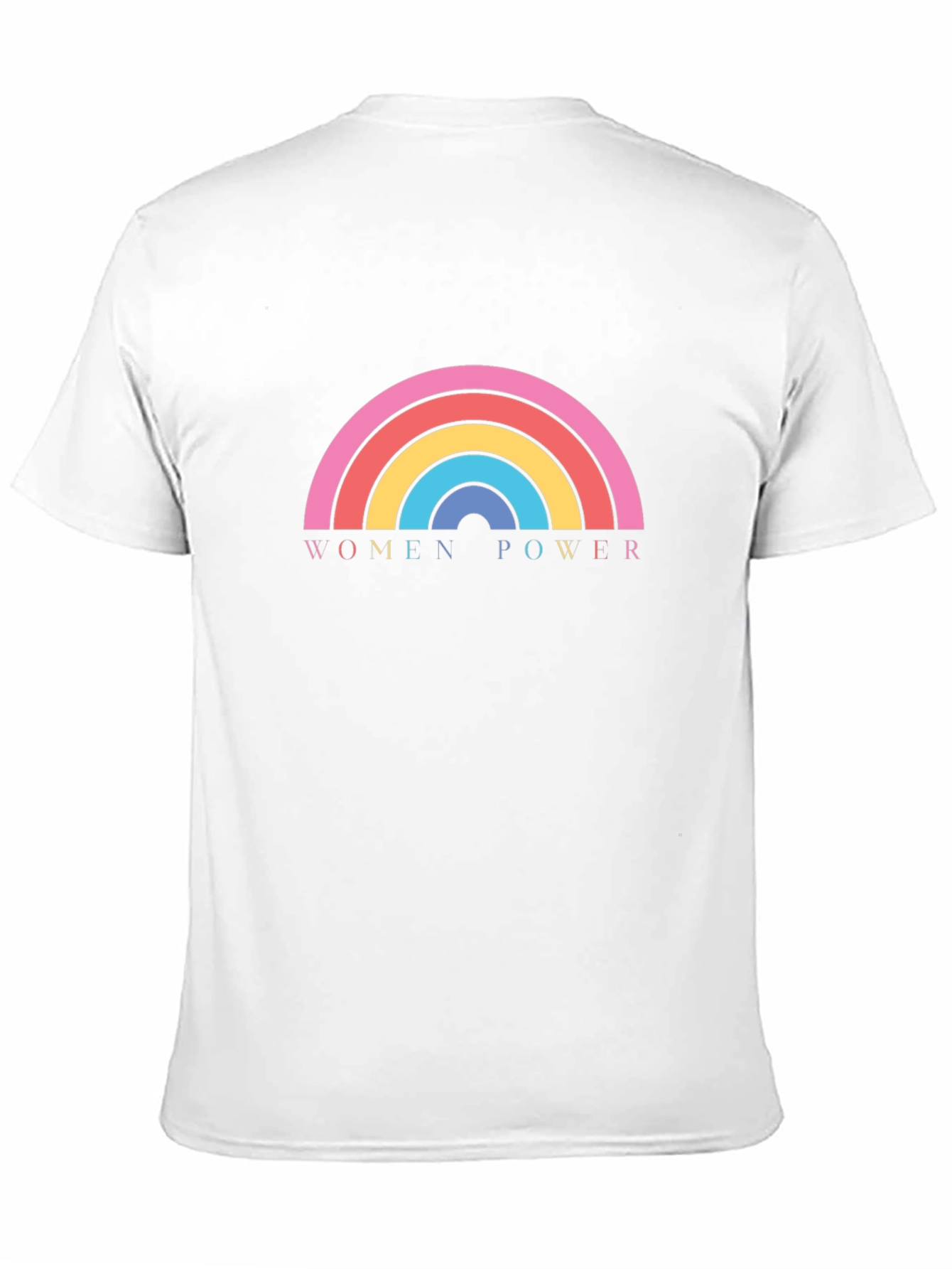 Women Power Rainbow Graphic T-Shirt