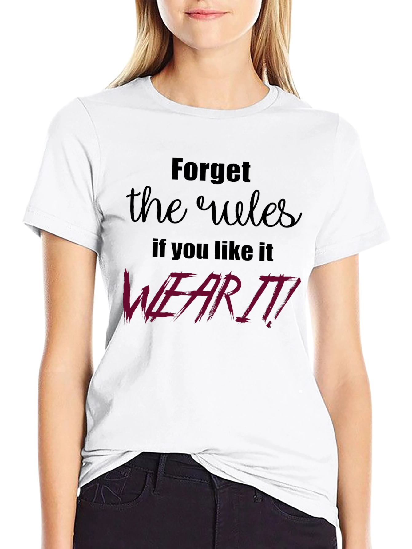 Rebel Rules Graphic Tee - Black