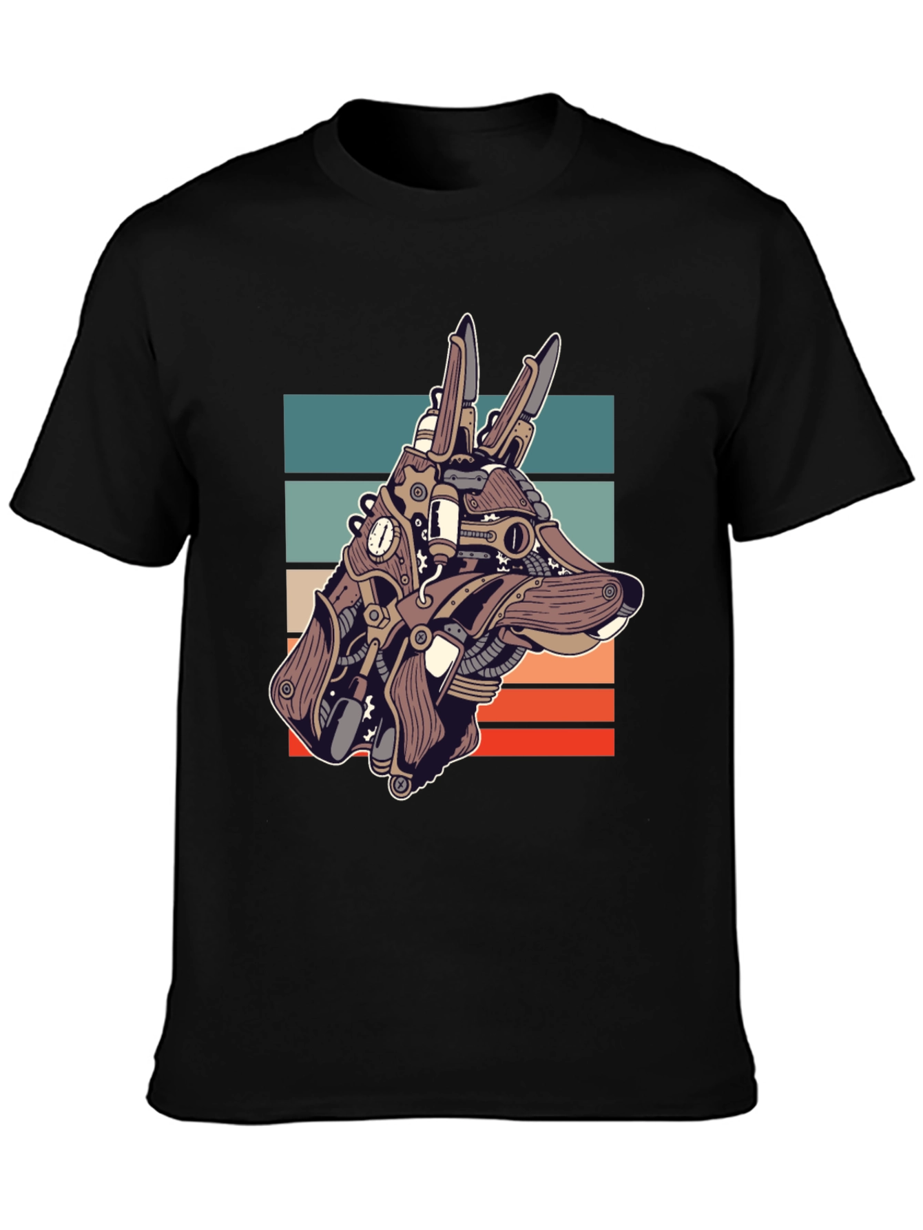Steampunk Dog T-Shirt - Unique Canine Design