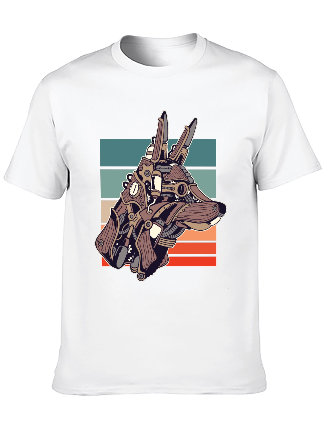 Steampunk Dog T-Shirt - Unique Canine Design