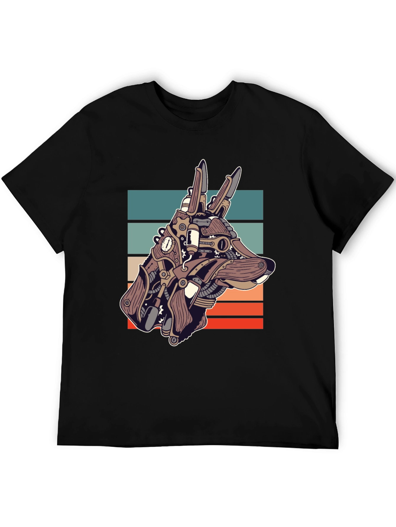 Steampunk Dog T-Shirt - Unique Canine Design