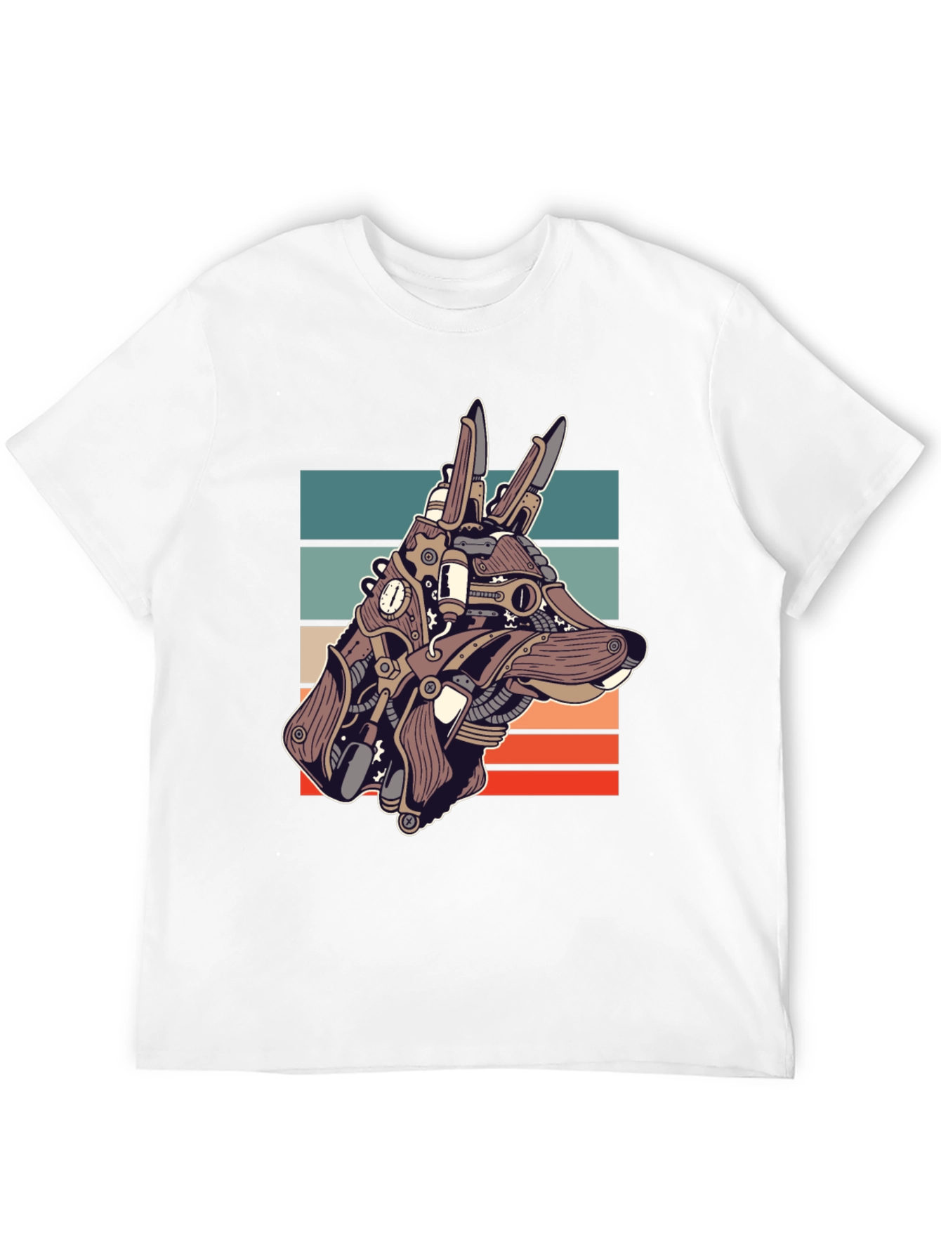 Steampunk Dog T-Shirt - Unique Canine Design
