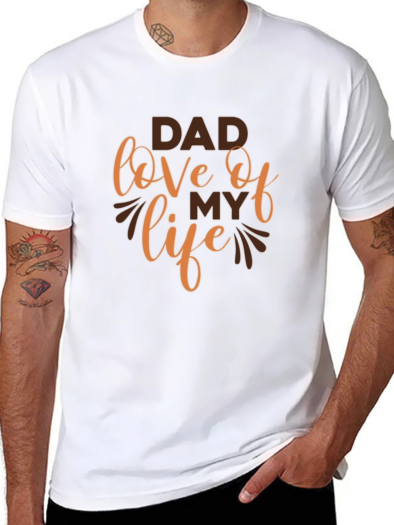 Dad Love of My Life Graphic T-Shirt