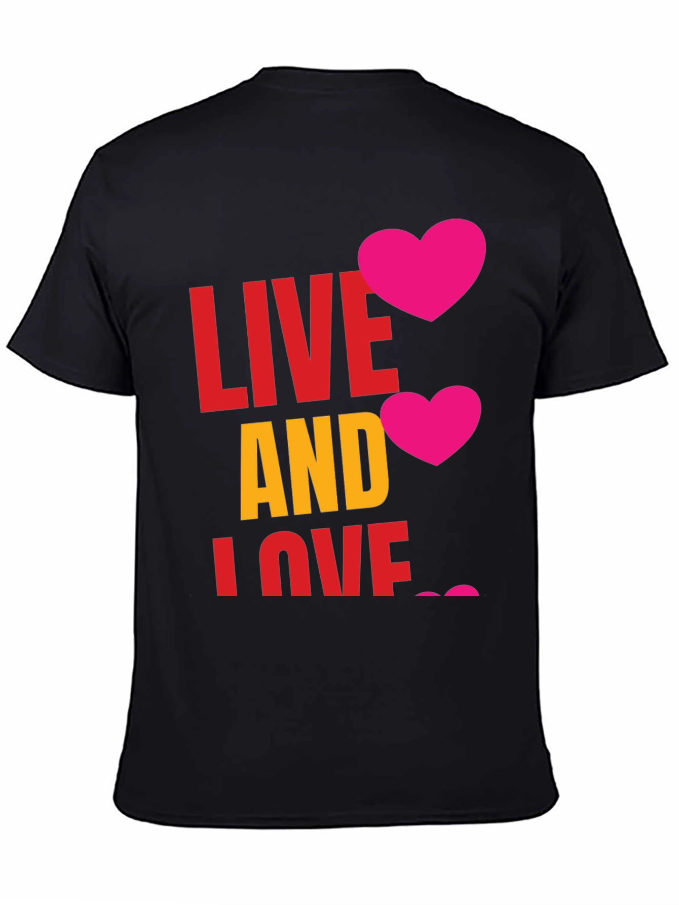 Live and Love Graphic T-Shirt