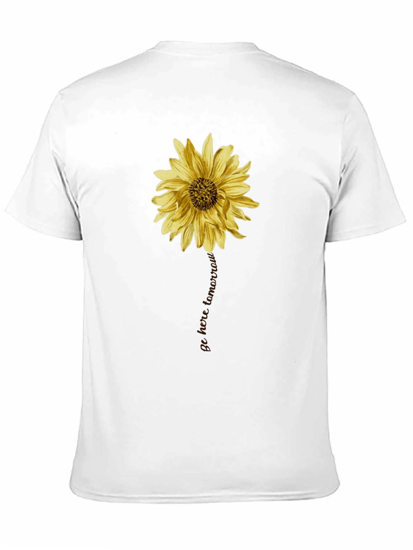 Sunflower Graphic Black T-Shirt