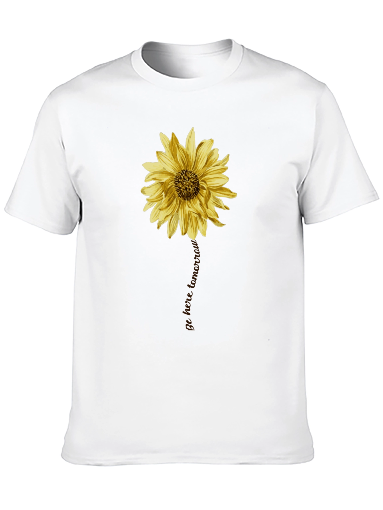Sunflower Graphic Black T-Shirt