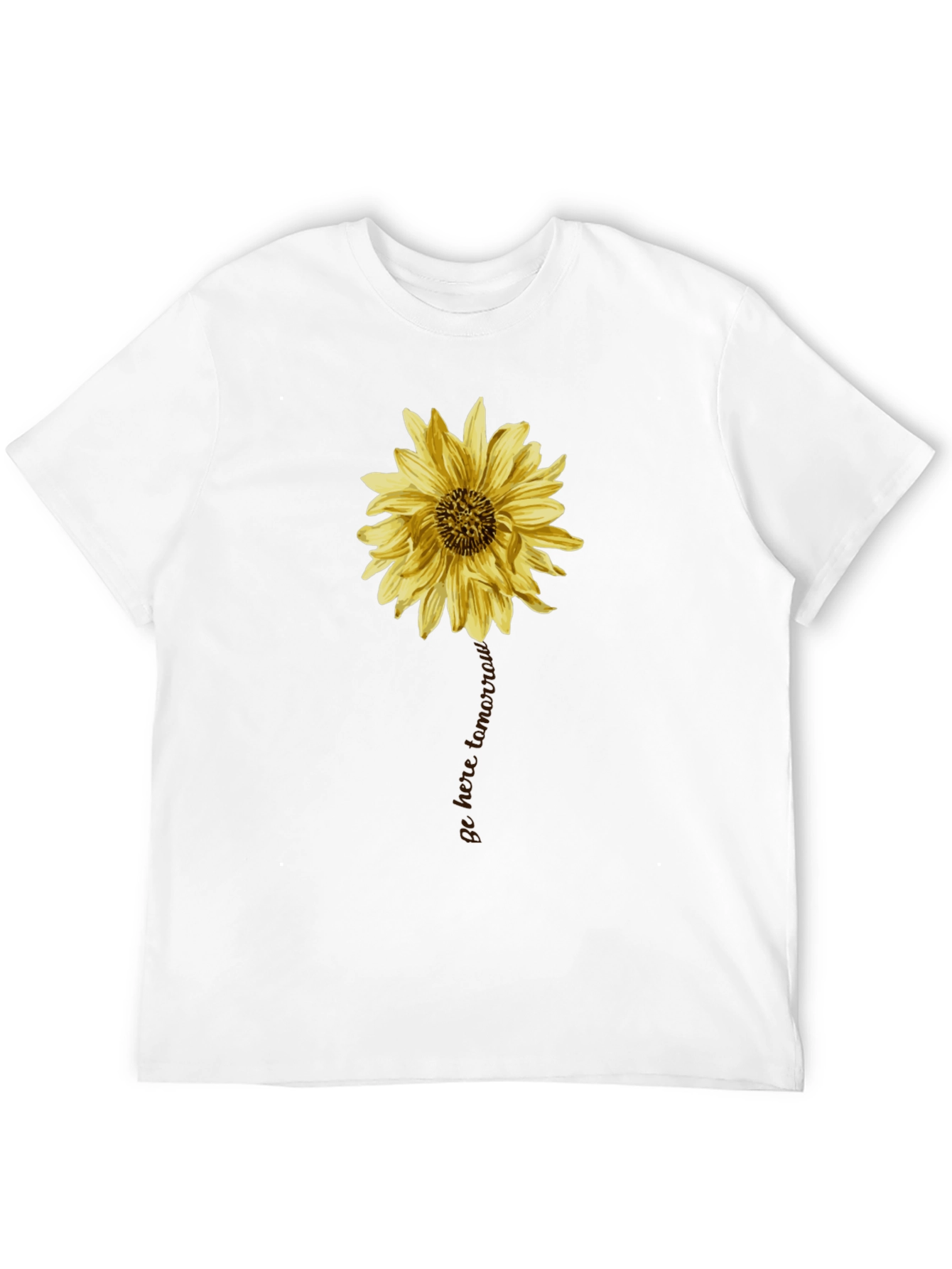 Sunflower Graphic Black T-Shirt