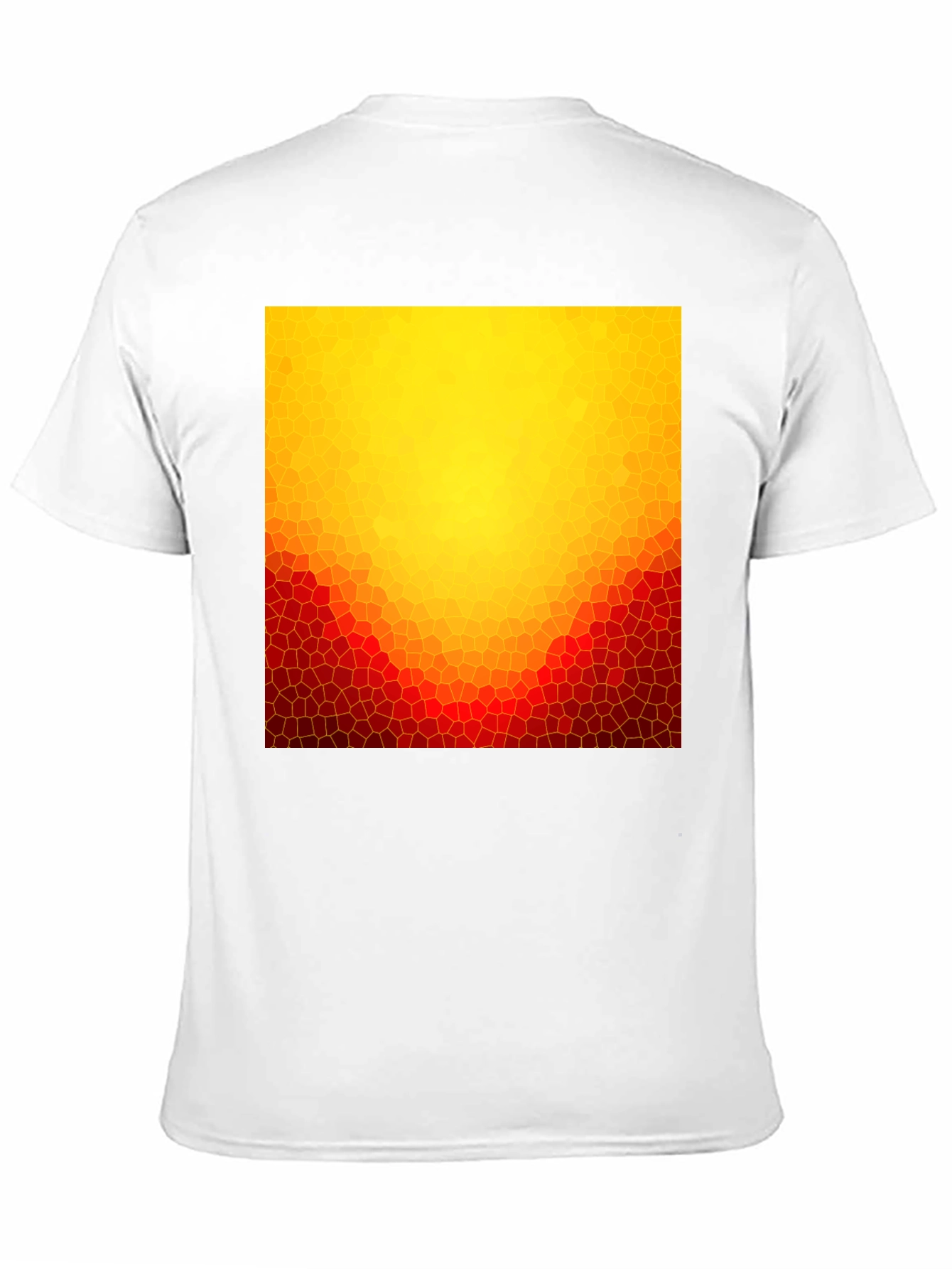 Abstract Mosaic Graphic Tee - Stylish Casual Wear