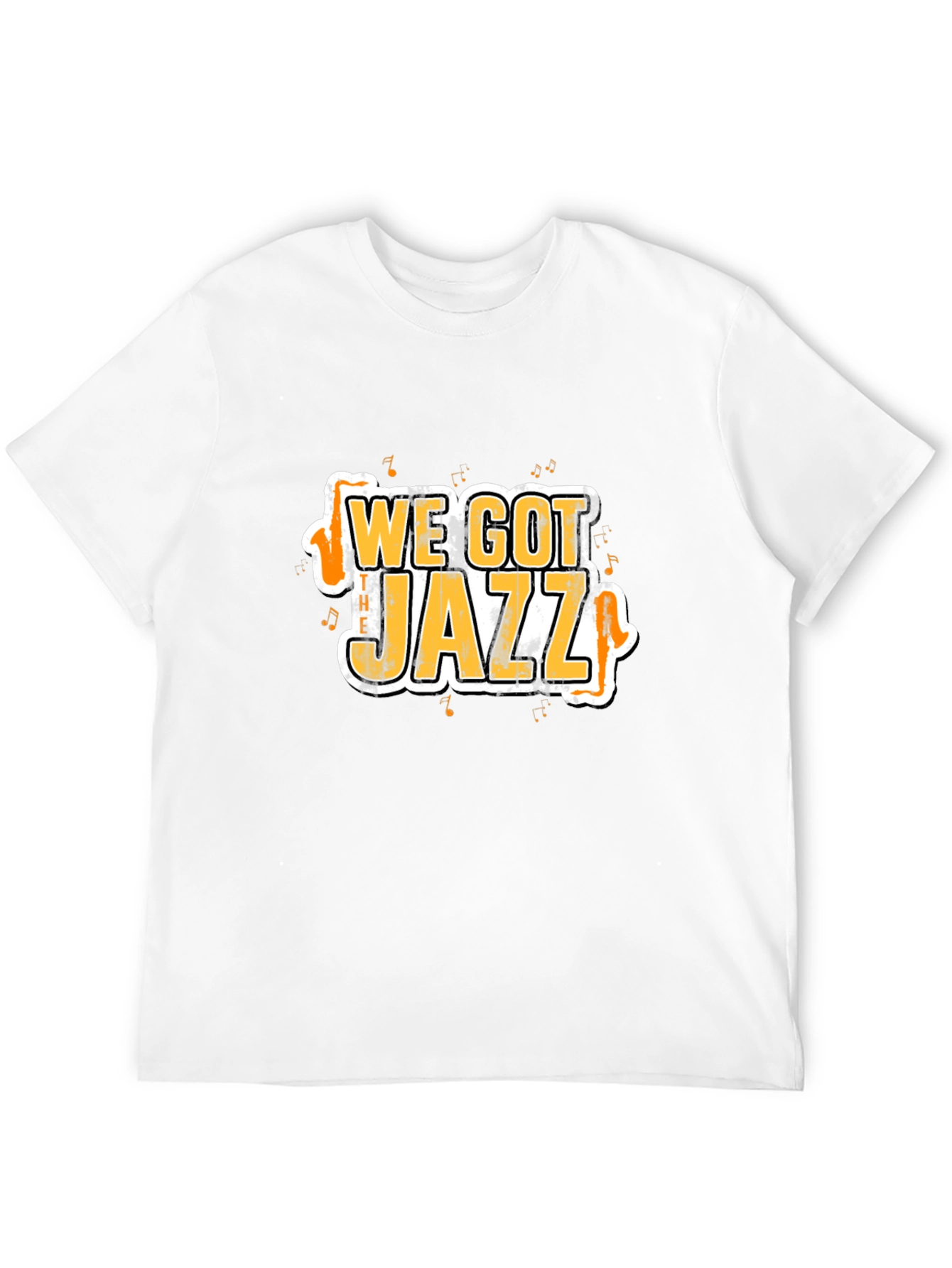 We Got Jazz Graphic Tee - Black Cotton T-Shirt