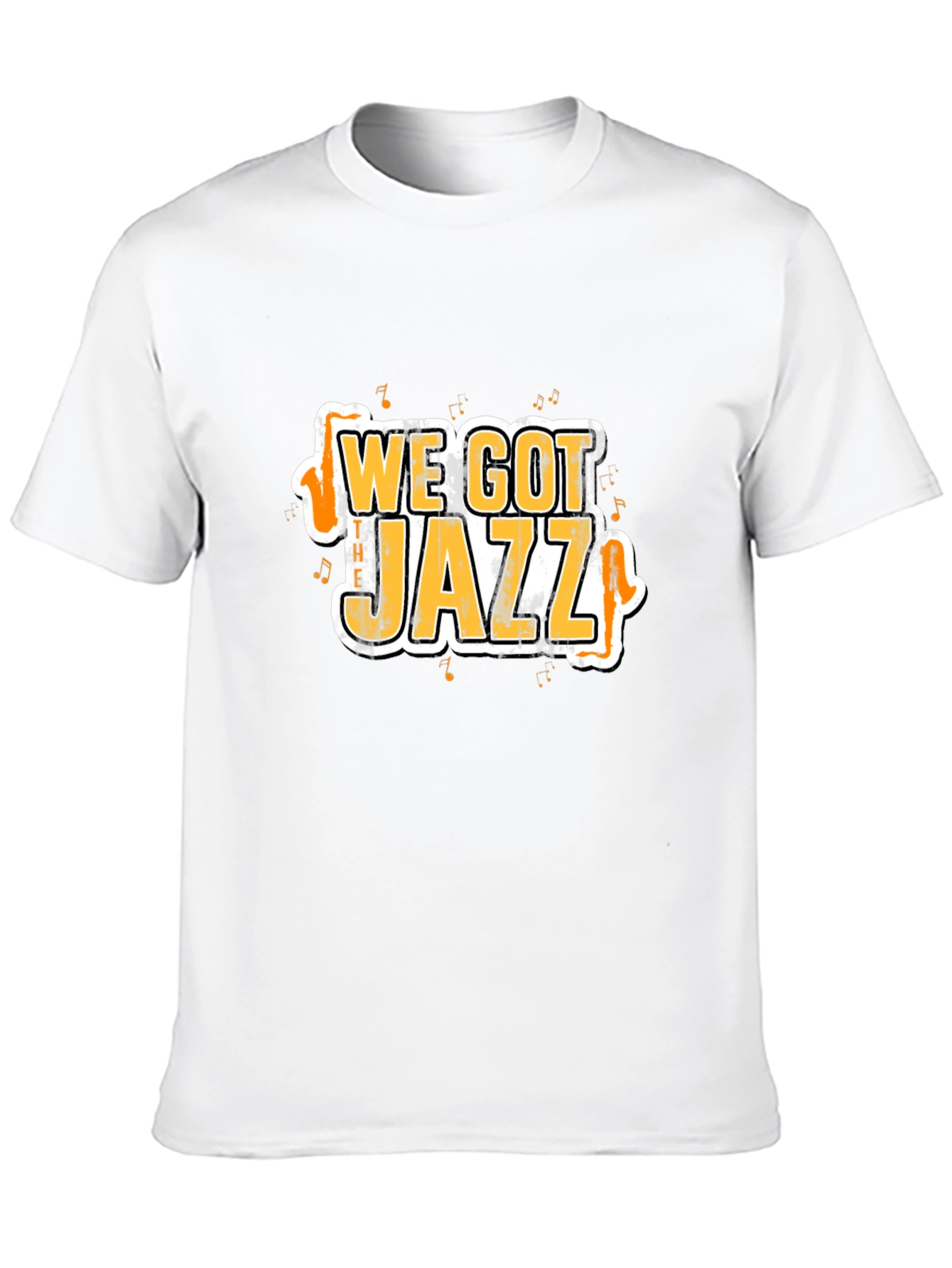 We Got Jazz Graphic Tee - Black Cotton T-Shirt