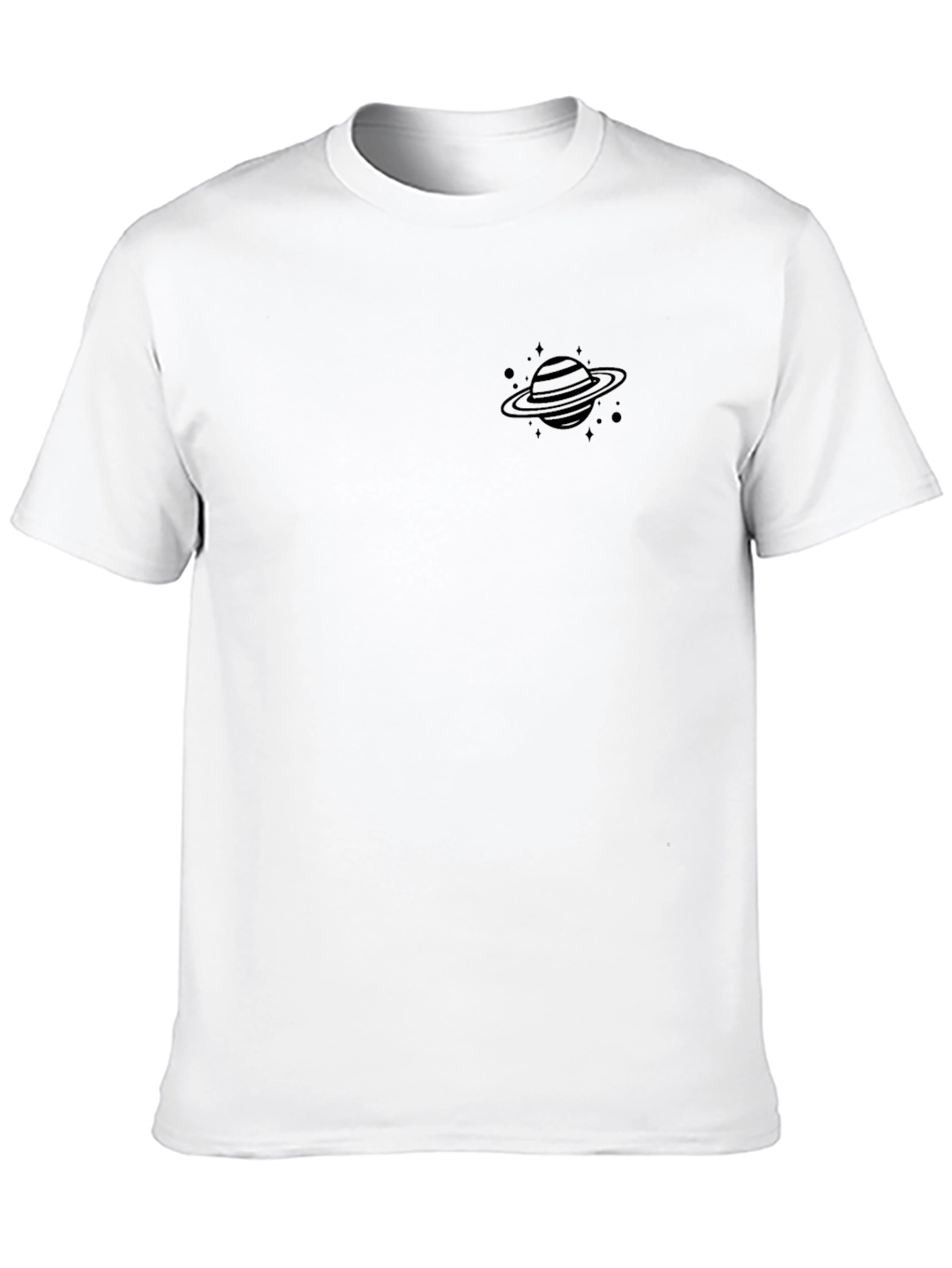 Planet Graphic Black T-Shirt - Trendy Casual Wear