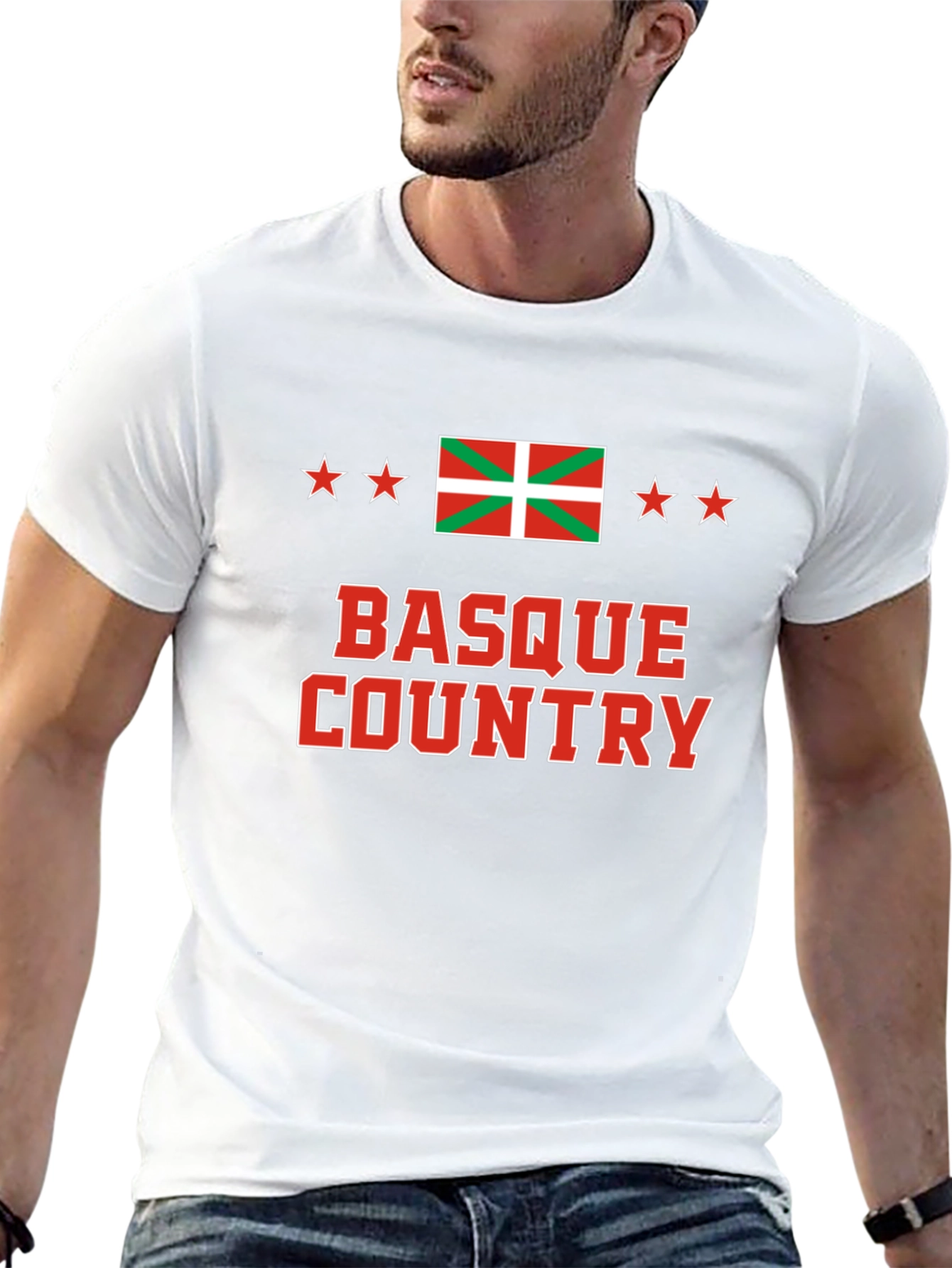 Basque Country Flag T-Shirt -  Euskadi Pride