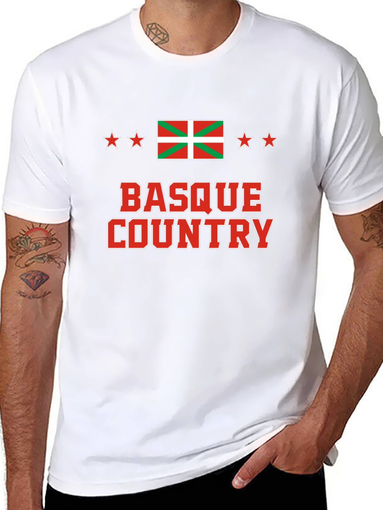 Basque Country Flag T-Shirt -  Euskadi Pride