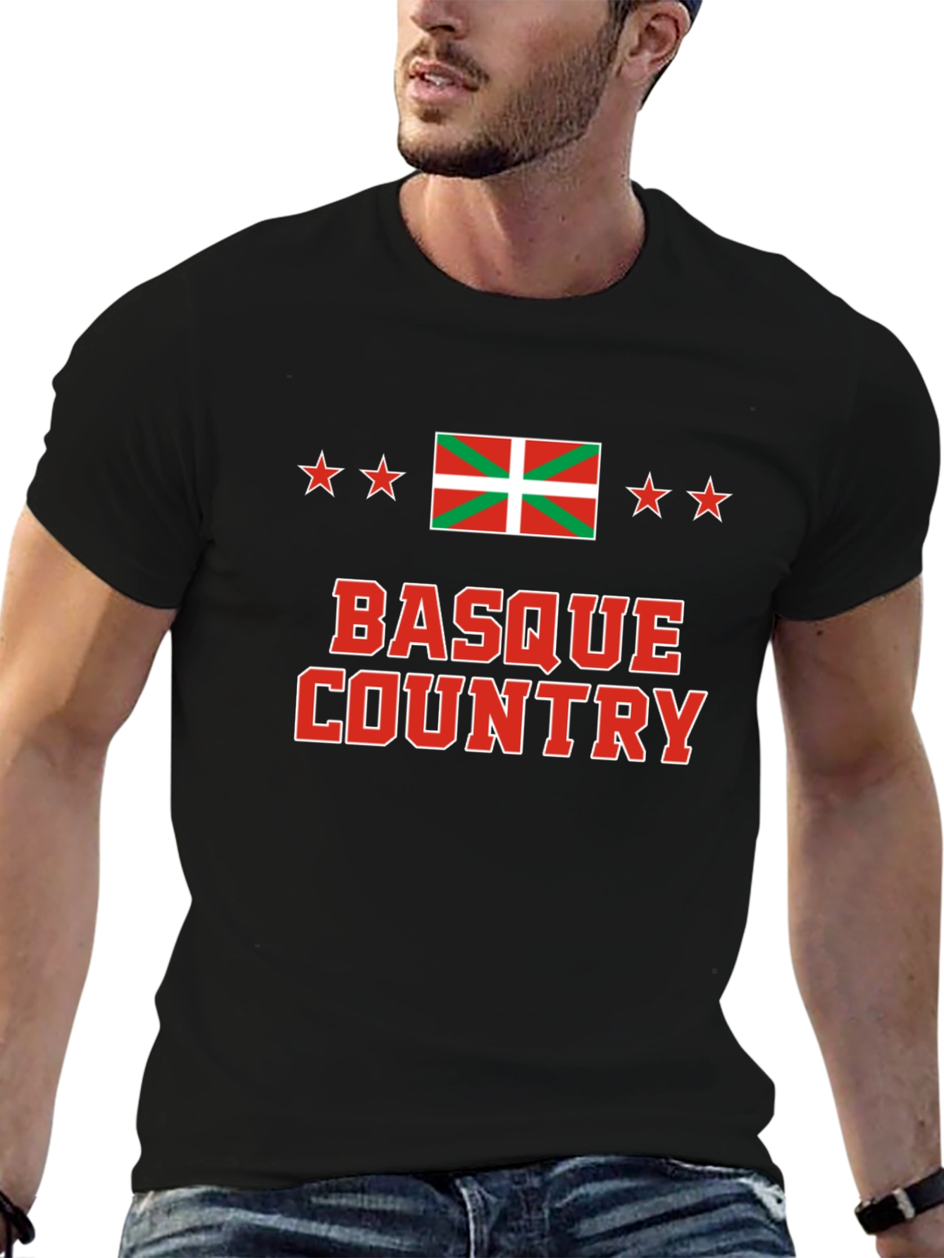 Basque Country Flag T-Shirt -  Euskadi Pride
