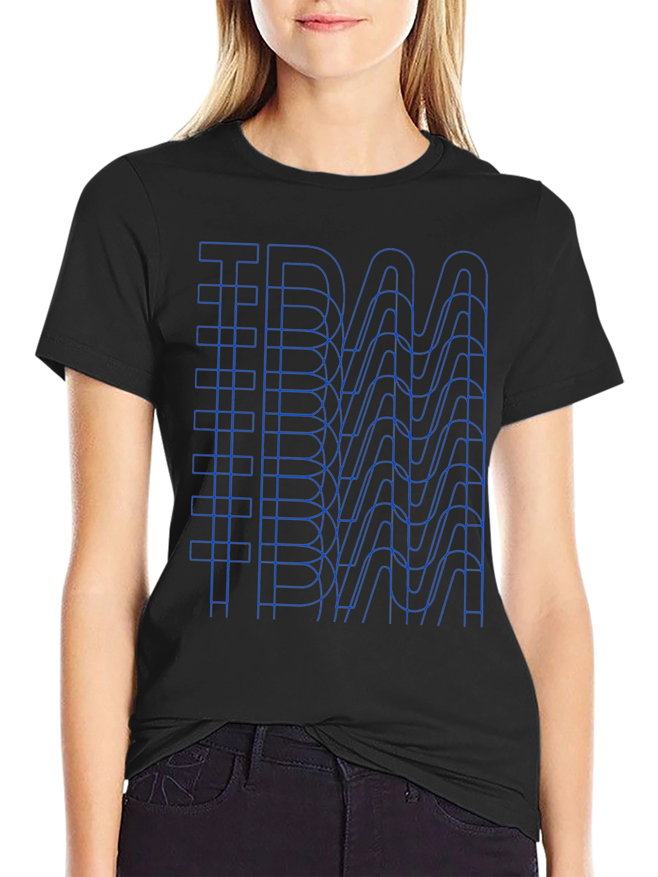 IBM Retro Wave Graphic T-Shirt - Classic Design