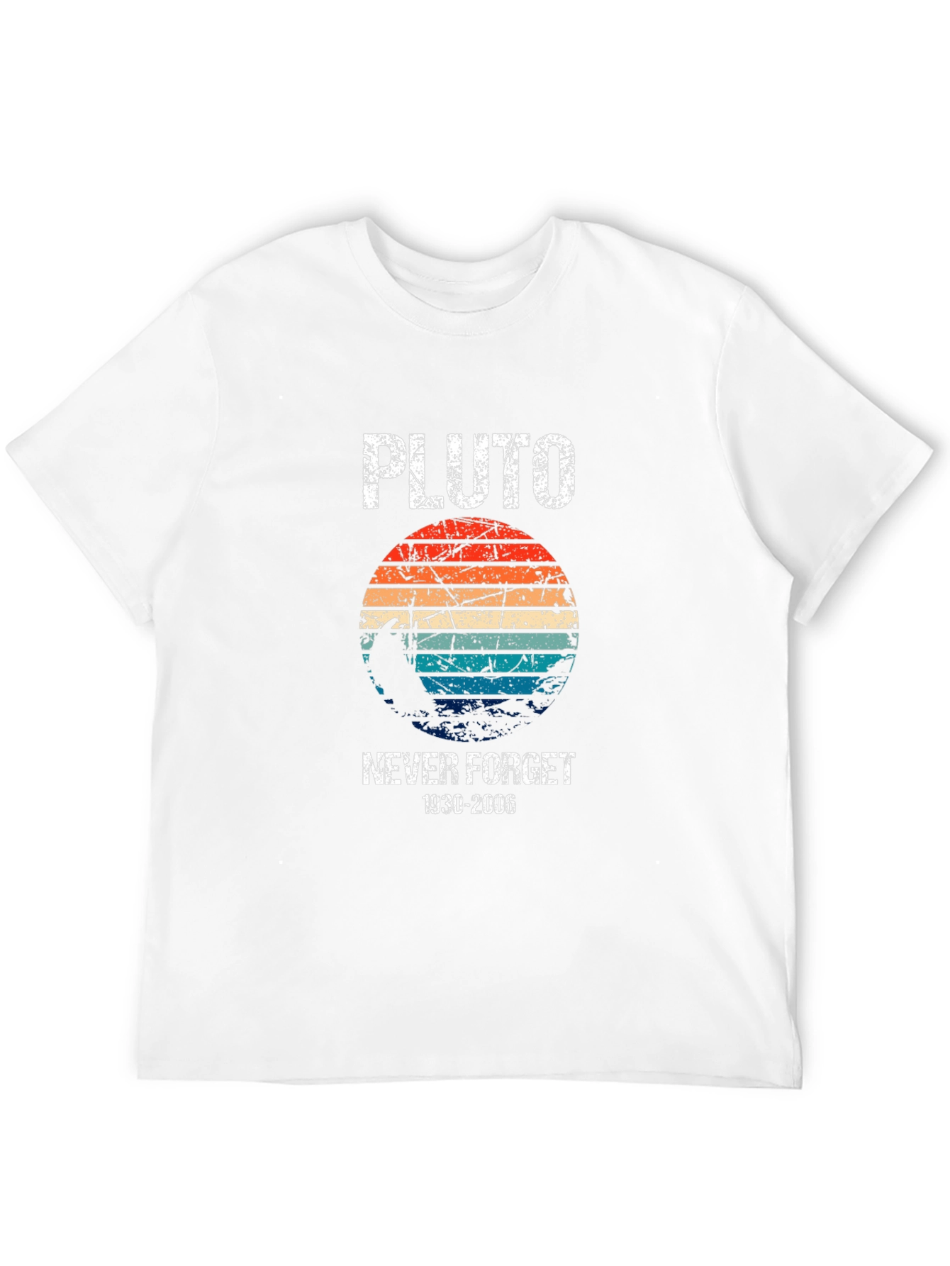 Pluto Never Forget T-Shirt Retro Style