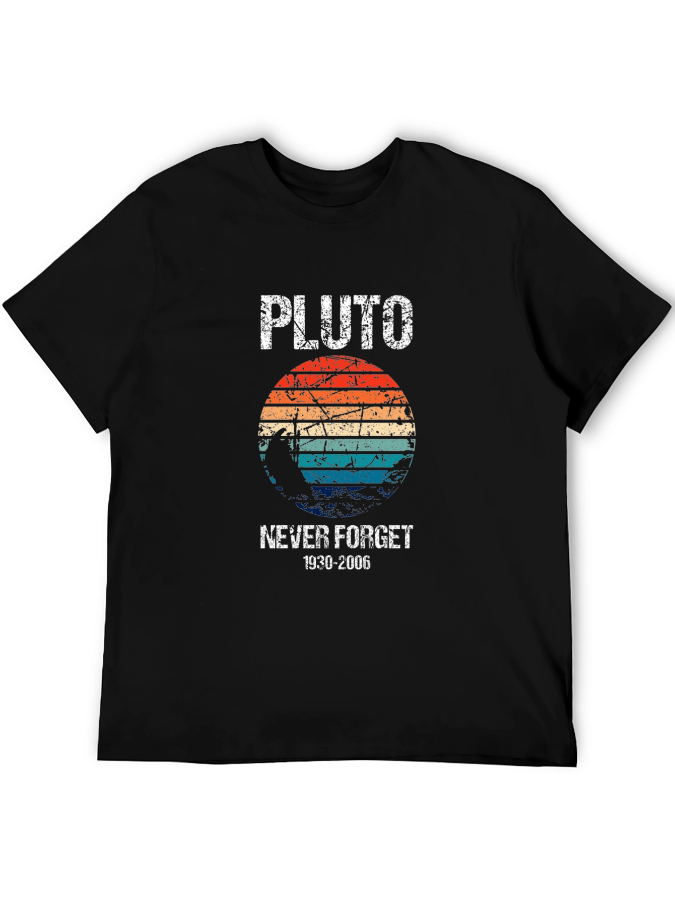 Pluto Never Forget T-Shirt Retro Style