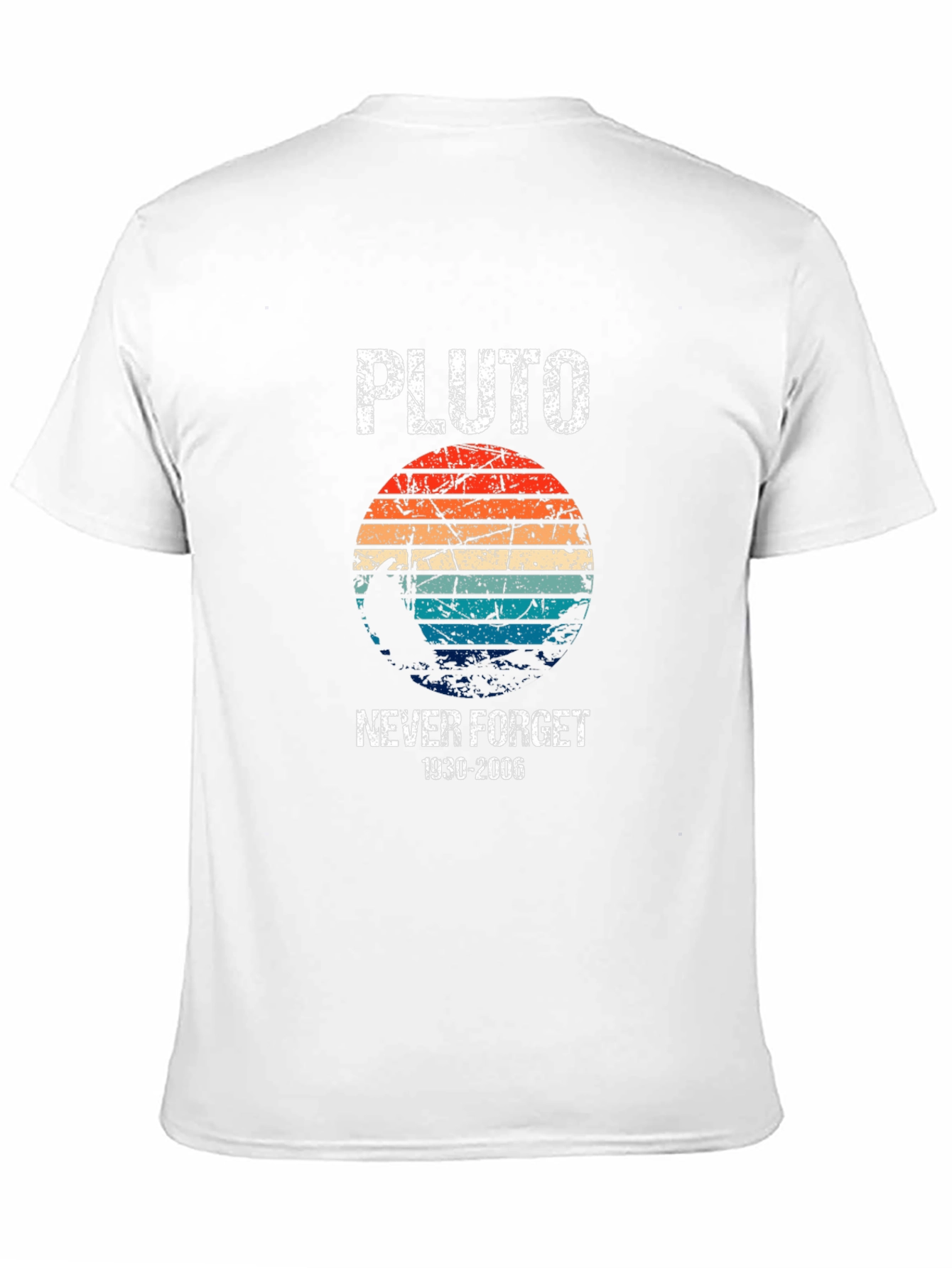 Pluto Never Forget T-Shirt Retro Style