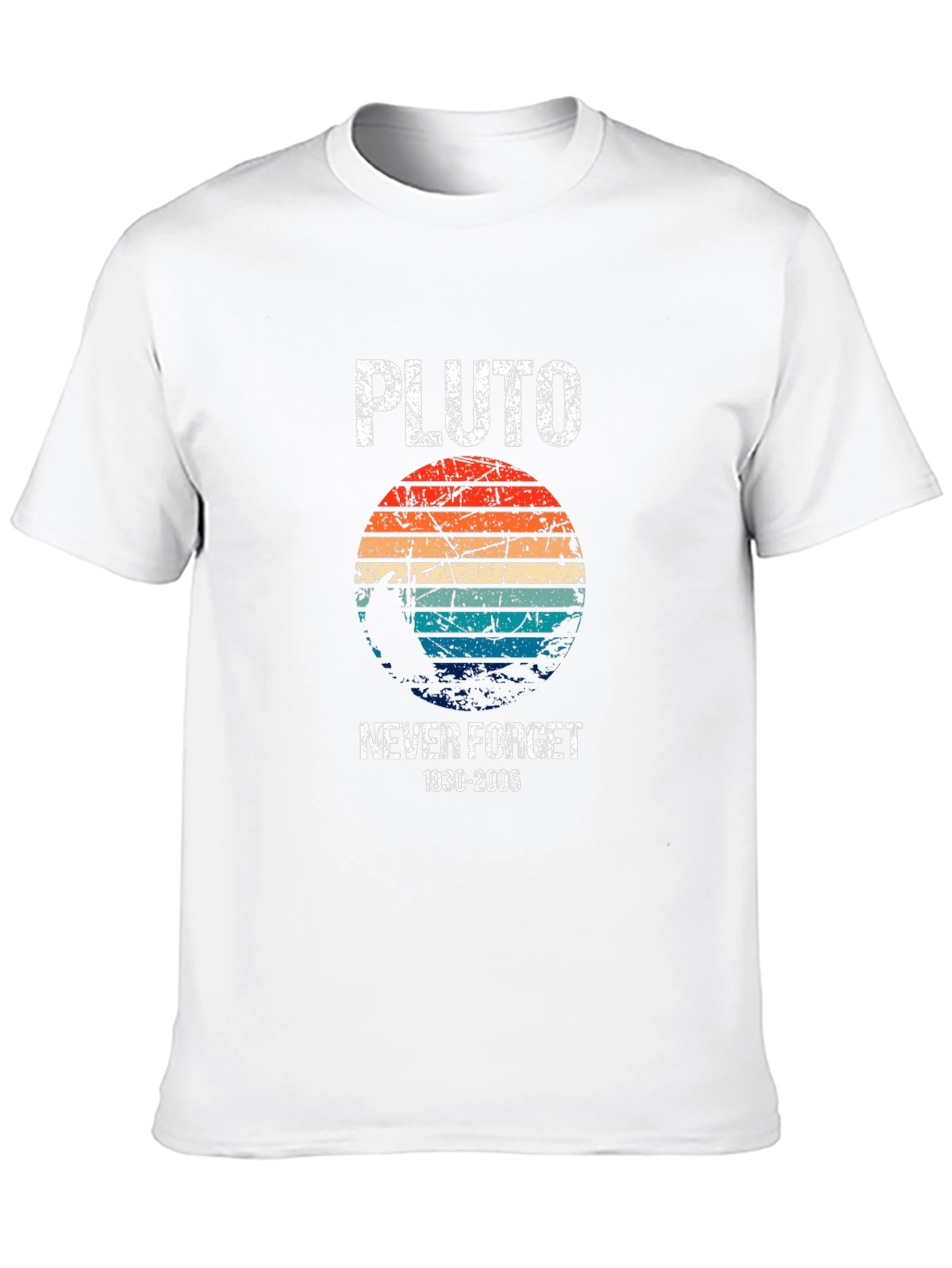 Pluto Never Forget T-Shirt Retro Style