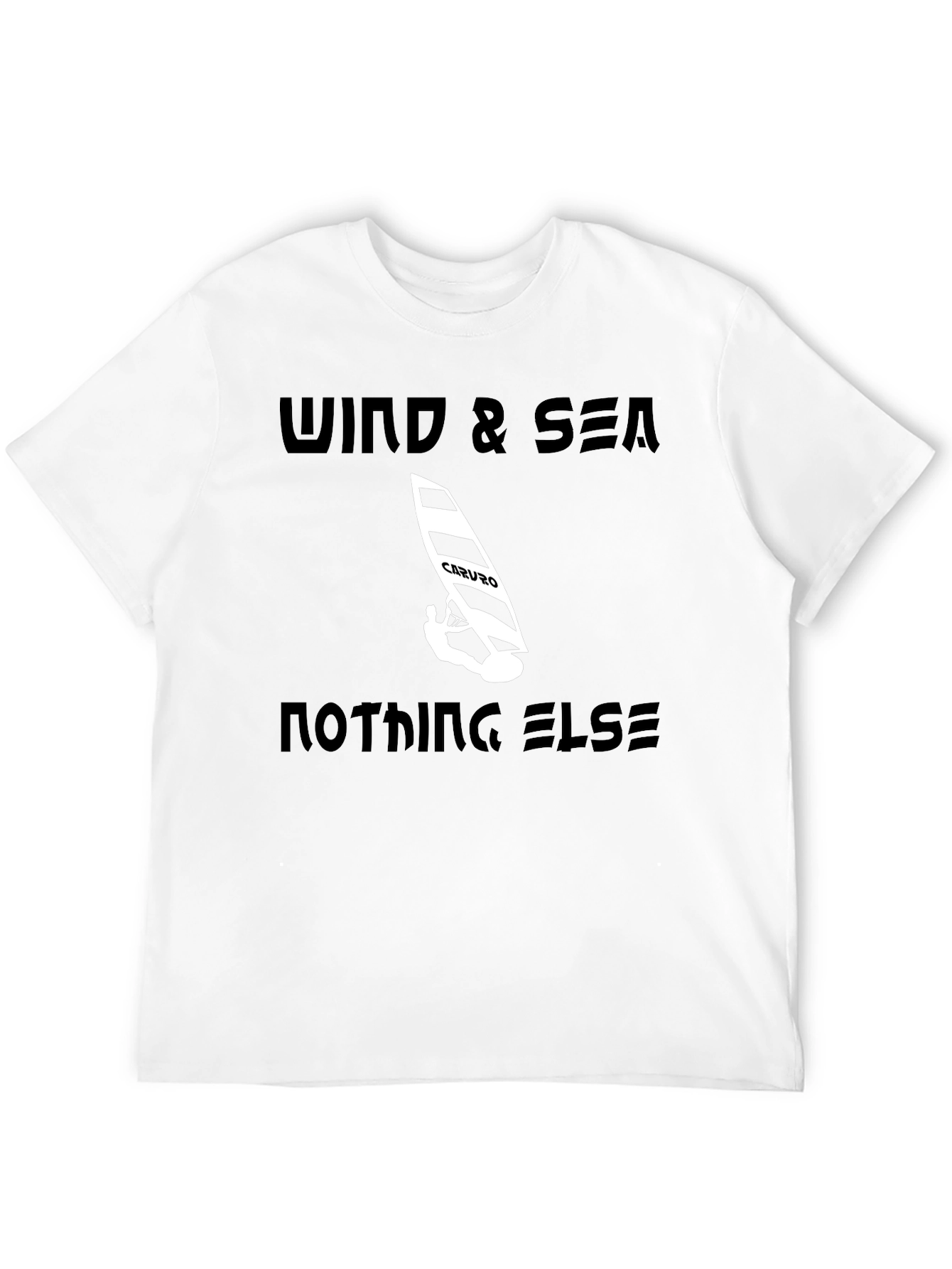 Wind & Sea Graphic Tee - Black Casual T-Shirt