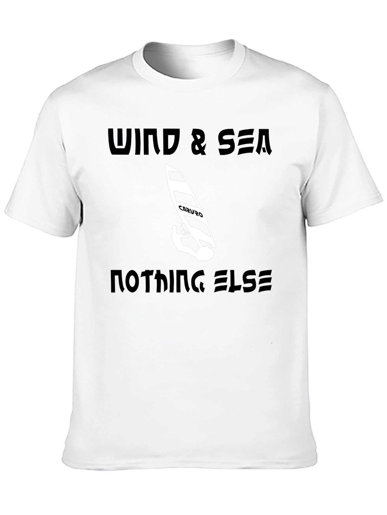 Wind & Sea Graphic Tee - Black Casual T-Shirt