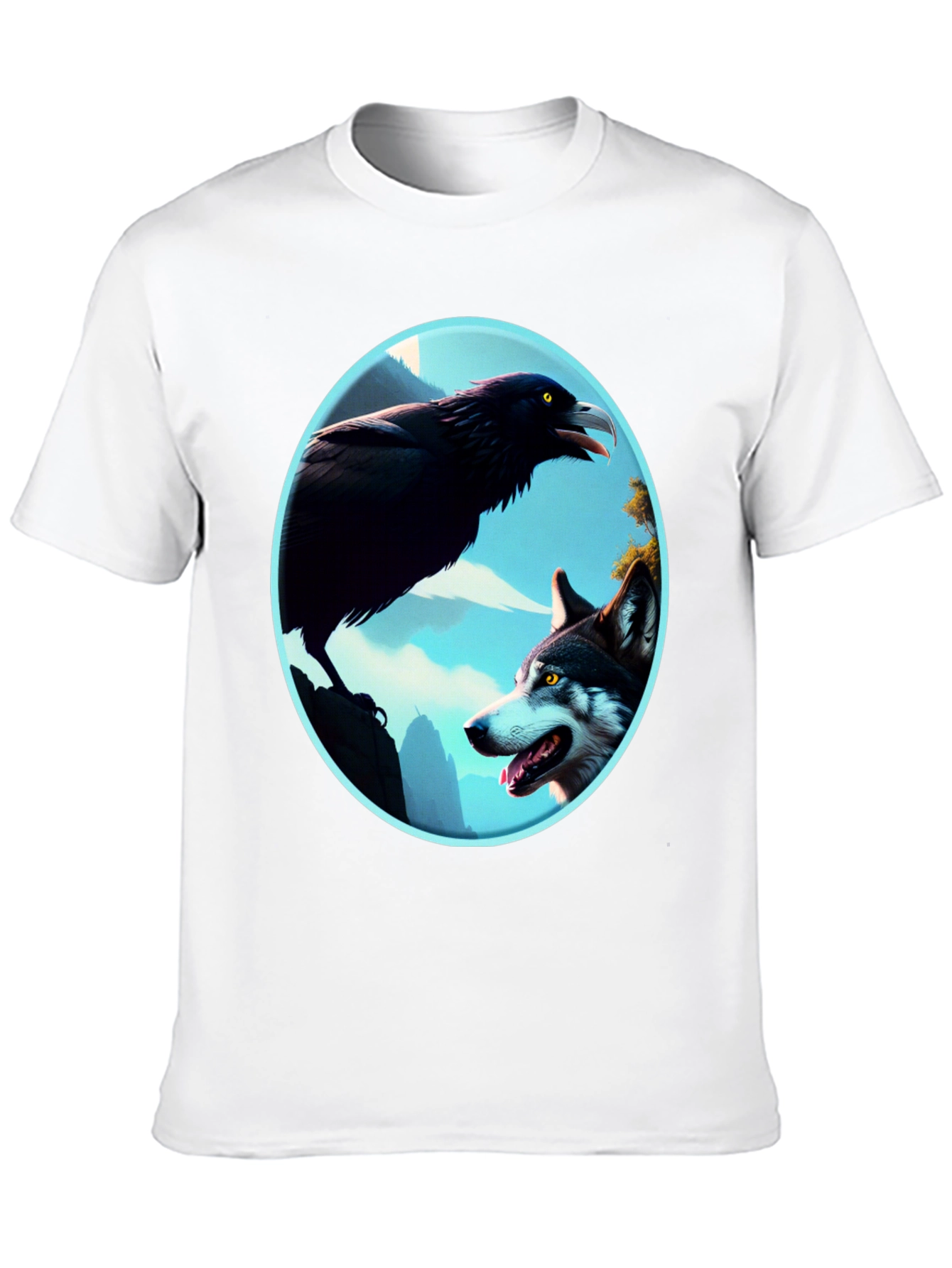 Raven and Wolf Graphic Tee