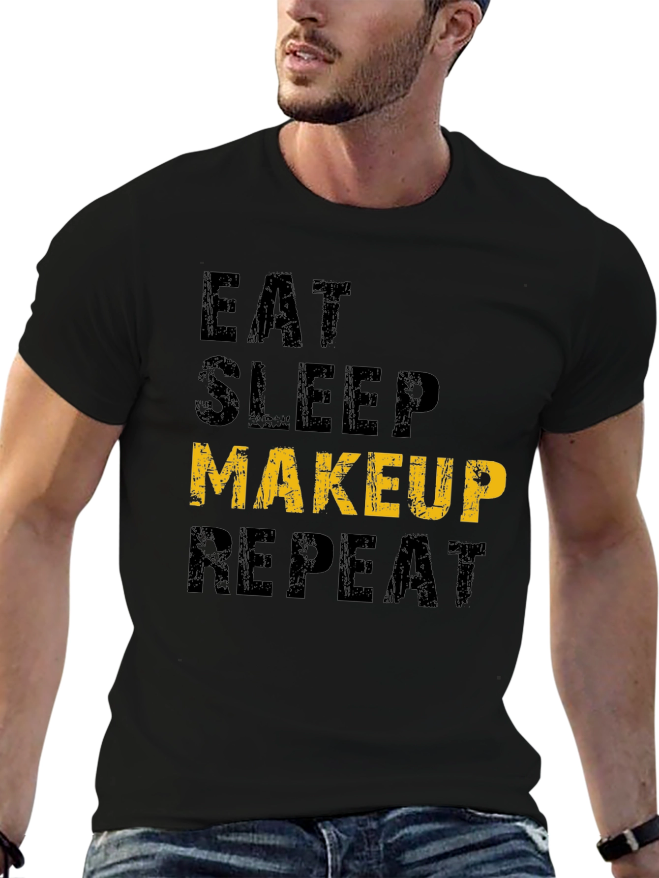 Eat Sleep Makeup Repeat Graphic T-Shirt