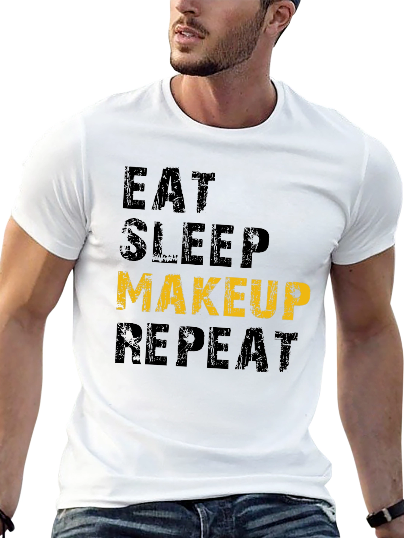 Eat Sleep Makeup Repeat Graphic T-Shirt