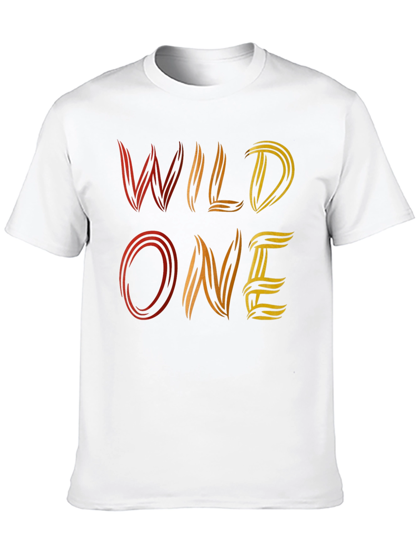 Wild One Graphic Print Black T-Shirt