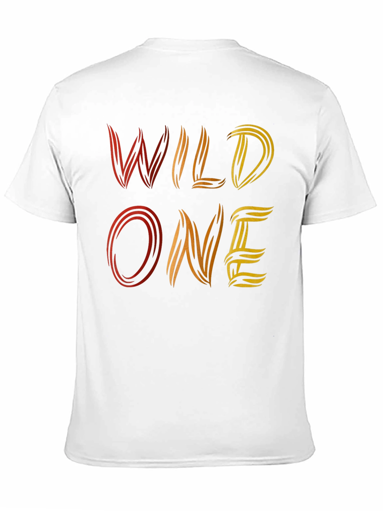 Wild One Graphic Print Black T-Shirt