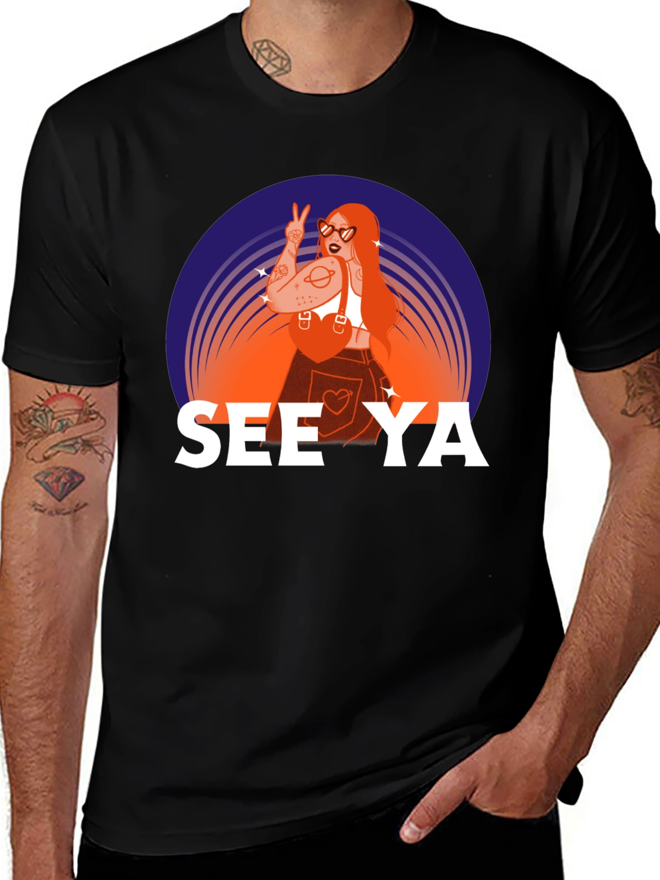 See Ya Graphic T-Shirt - Cool Casual Wear
