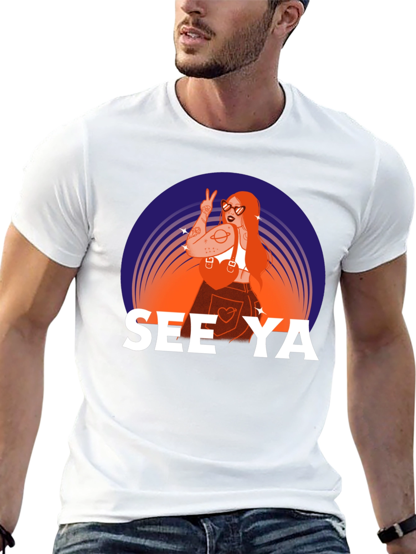 See Ya Graphic T-Shirt - Cool Casual Wear