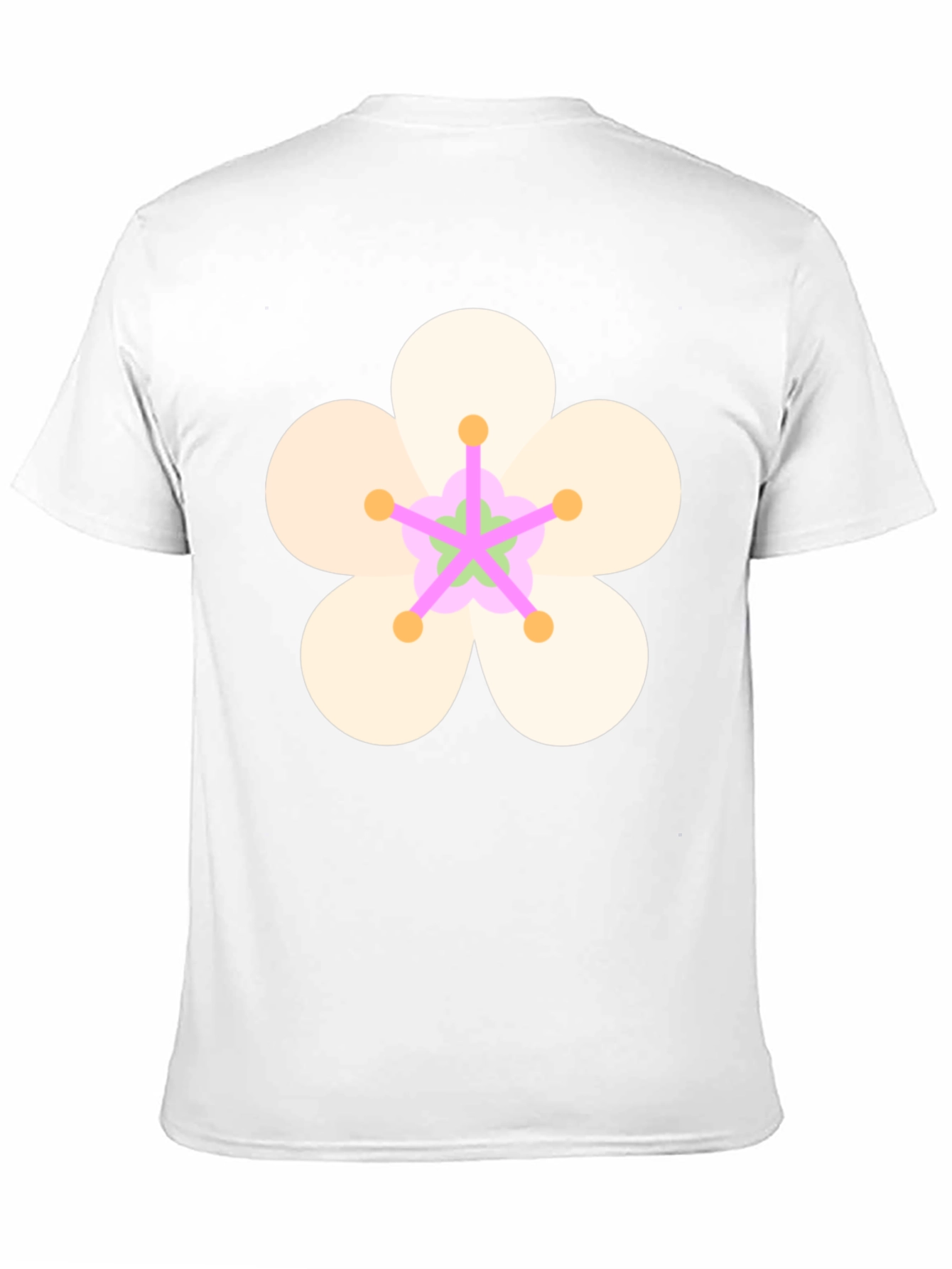 Floral Graphic Black Tee
